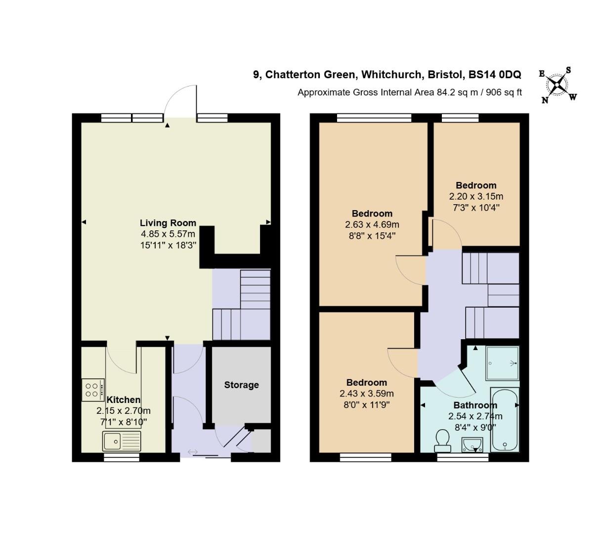 9, Chatterton Green, Bristol floorplan