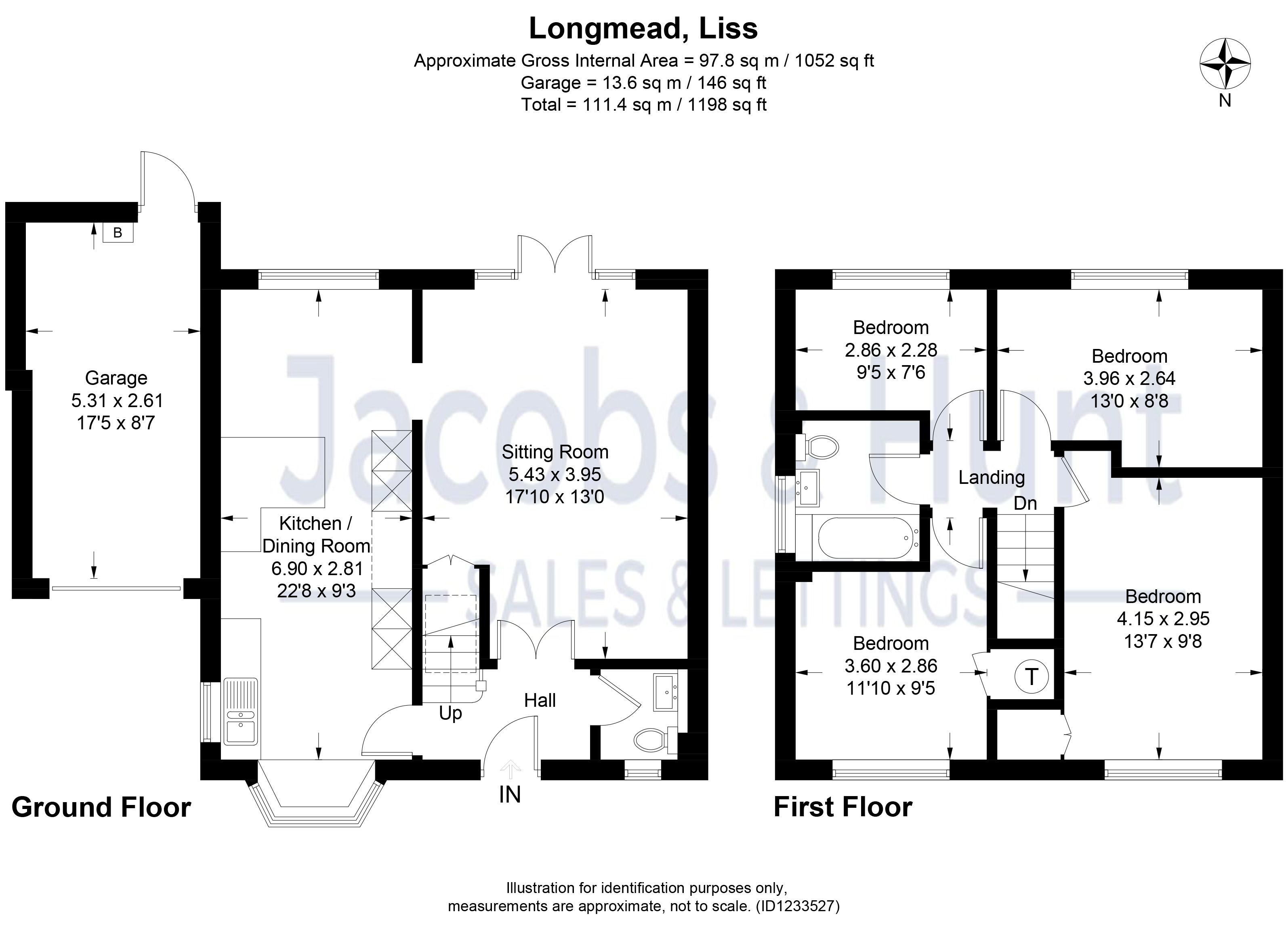4, Longmead, Liss floorplan