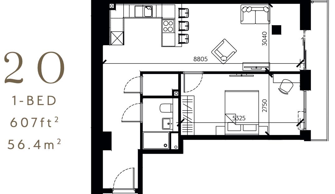 20, 30 St Pauls Square, Birmingham floorplan