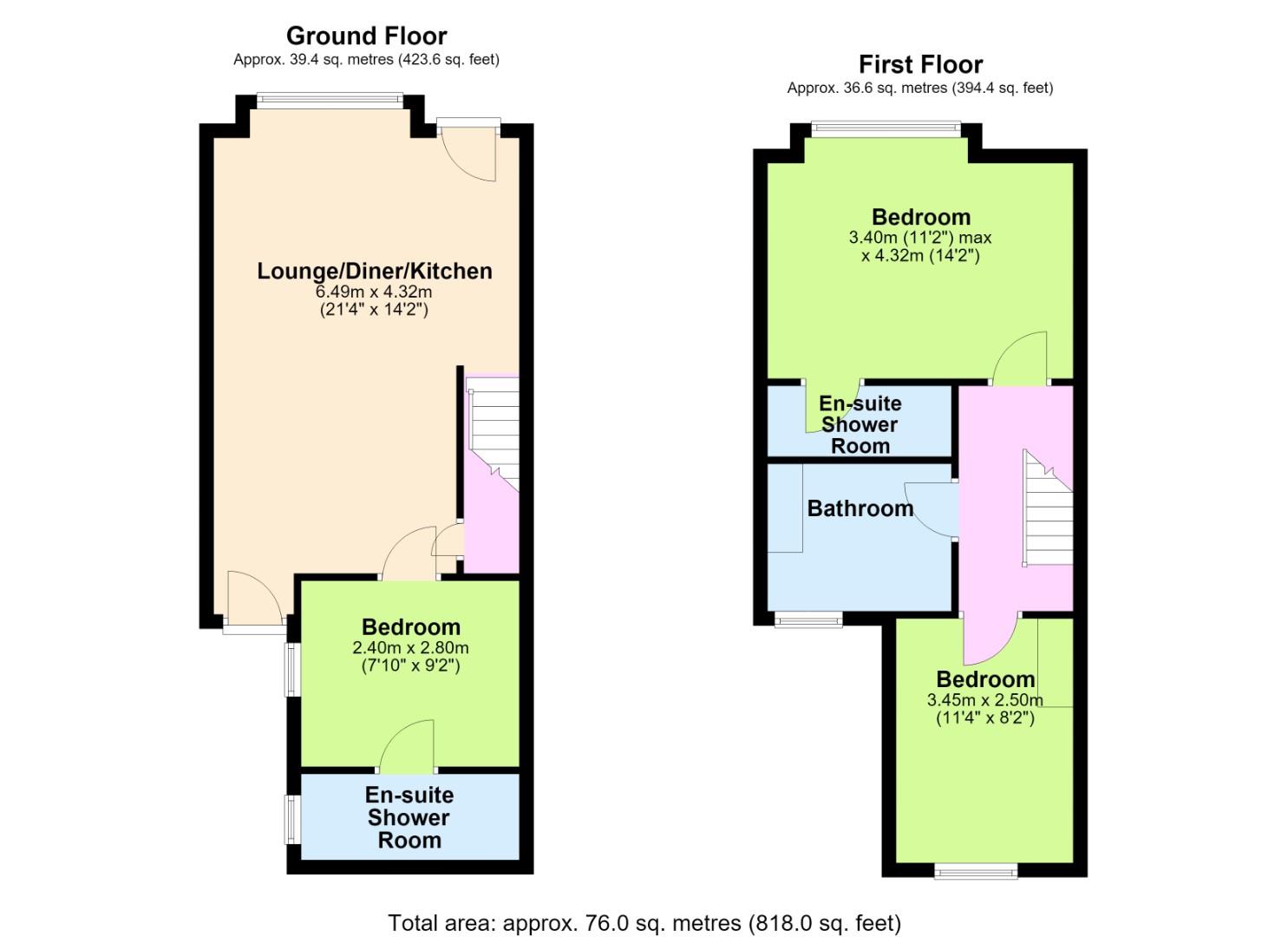 4, Coombe Terrace, Brighton floorplan
