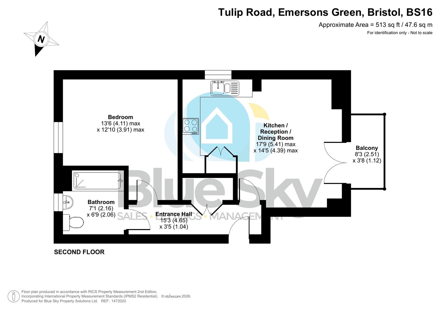 41, Tulip Road, Bristol floorplan