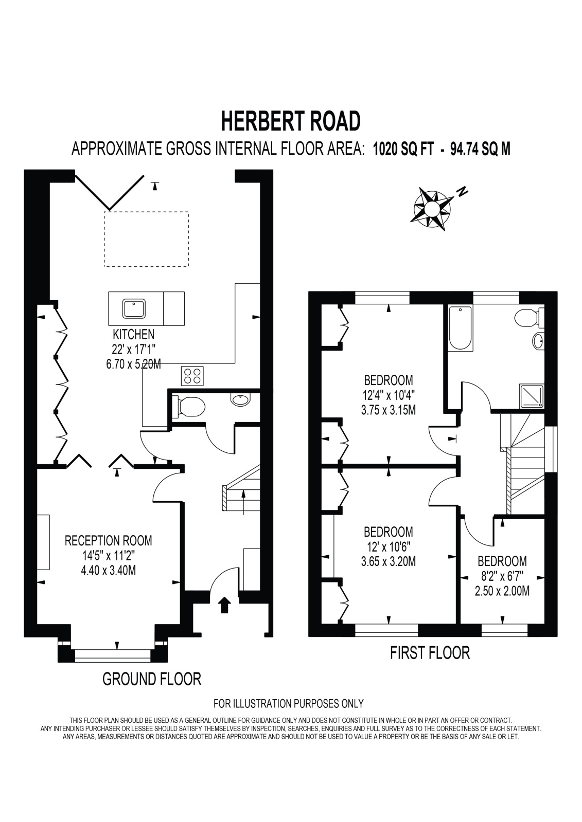 Herbert Road, Kingston Upon Thames KT1, 3 bedroom semidetached house