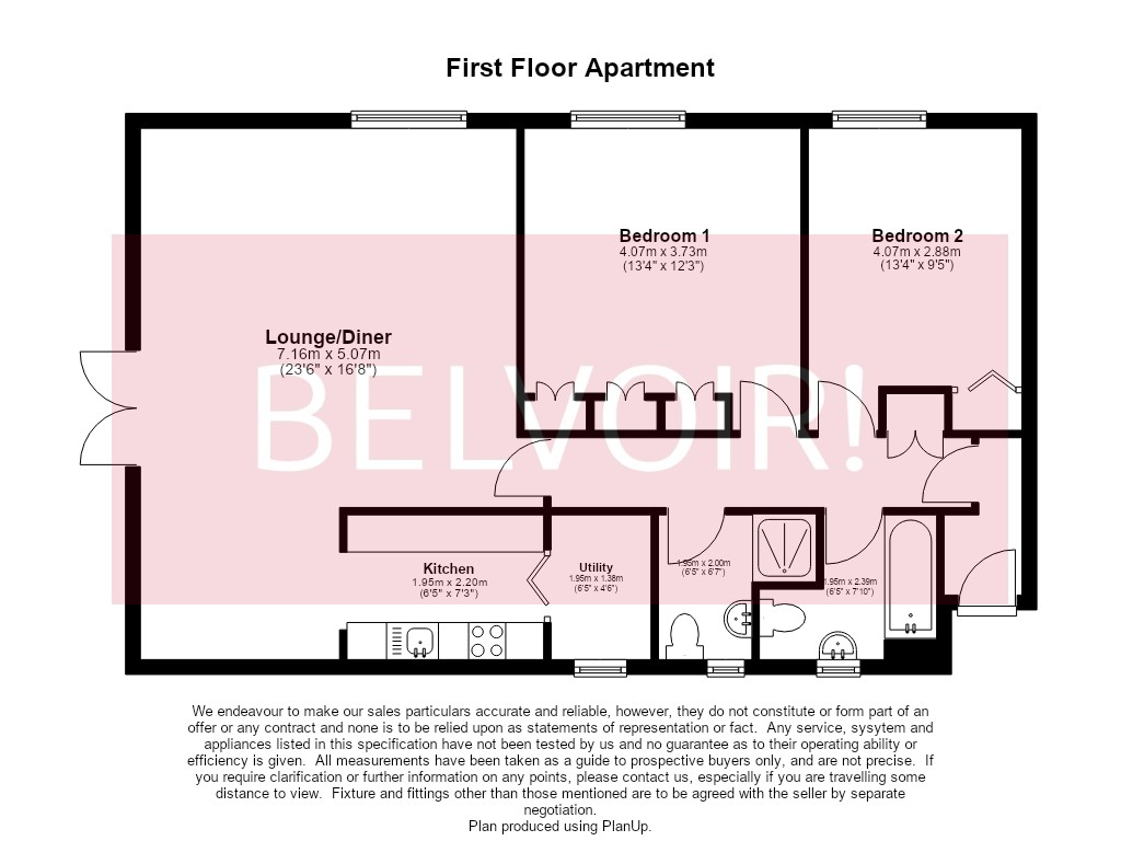 Flat 5, Lewis House, Sorrel Close, Isham floorplan