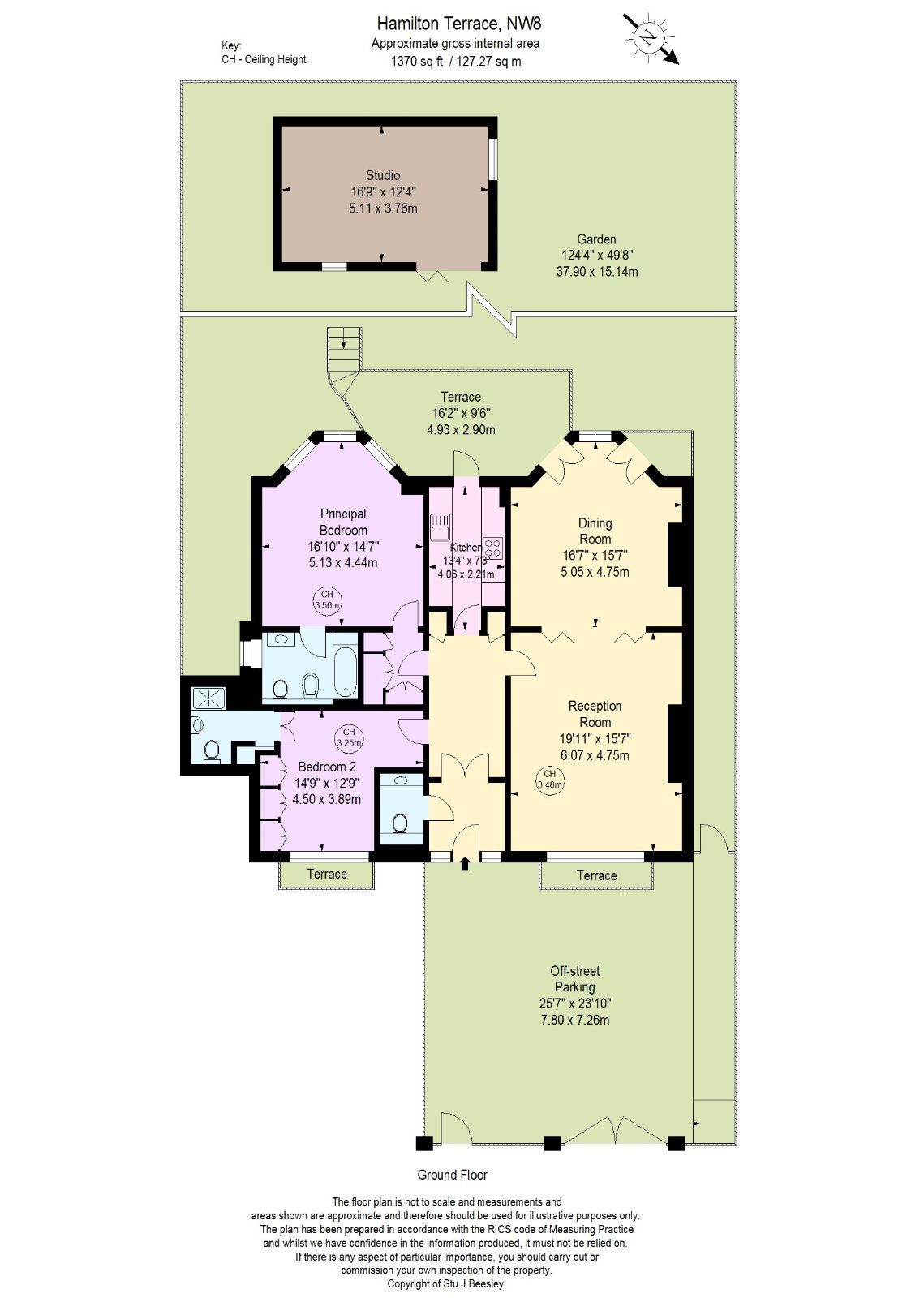Hamilton Terrace, London floorplan