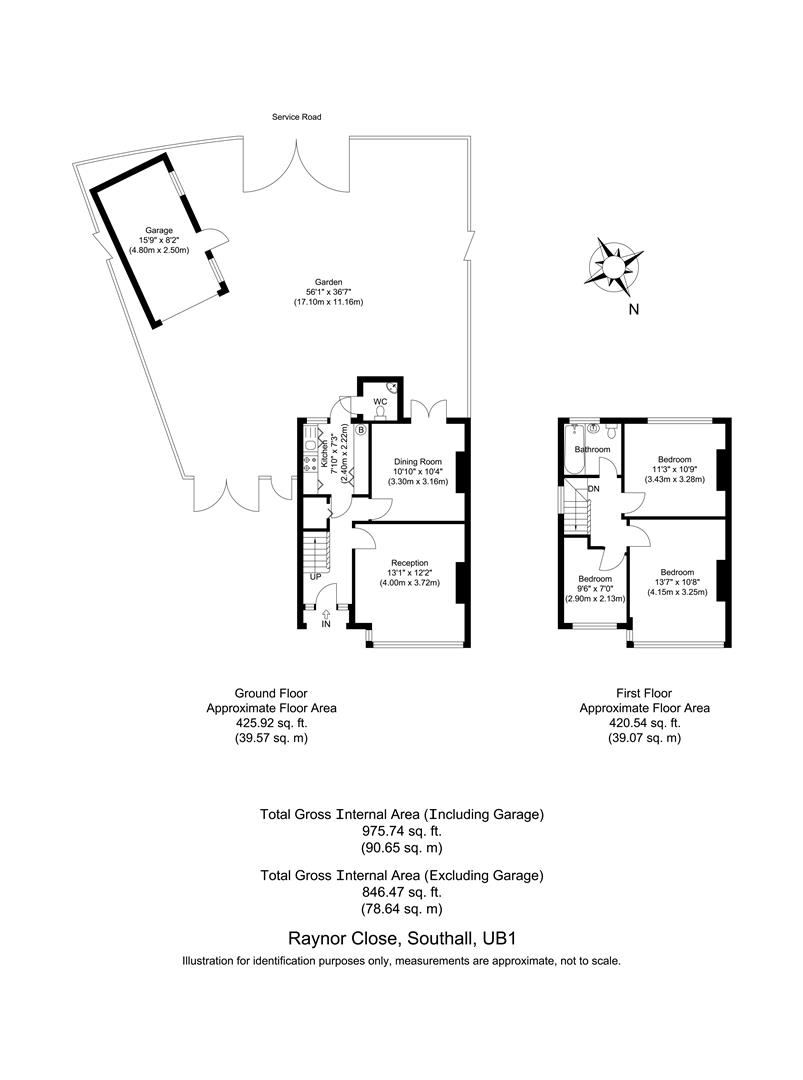 Raynor Close, Southall floorplan