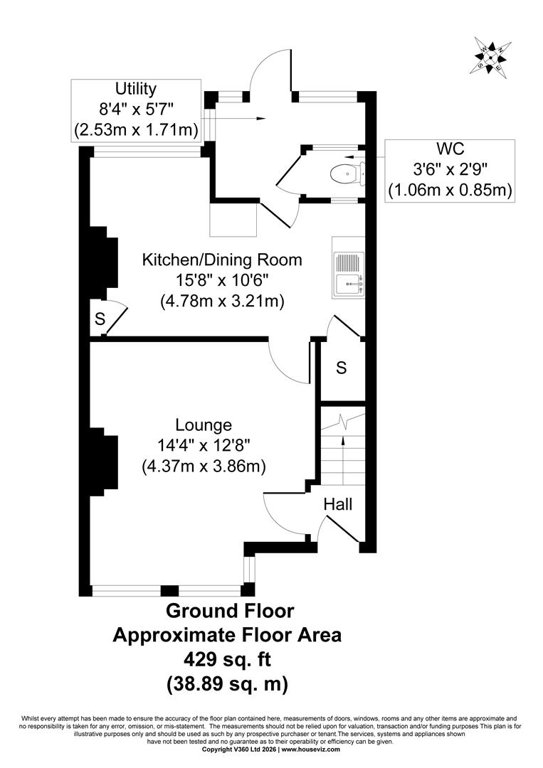 92, Dunhill Road, Goole floorplan