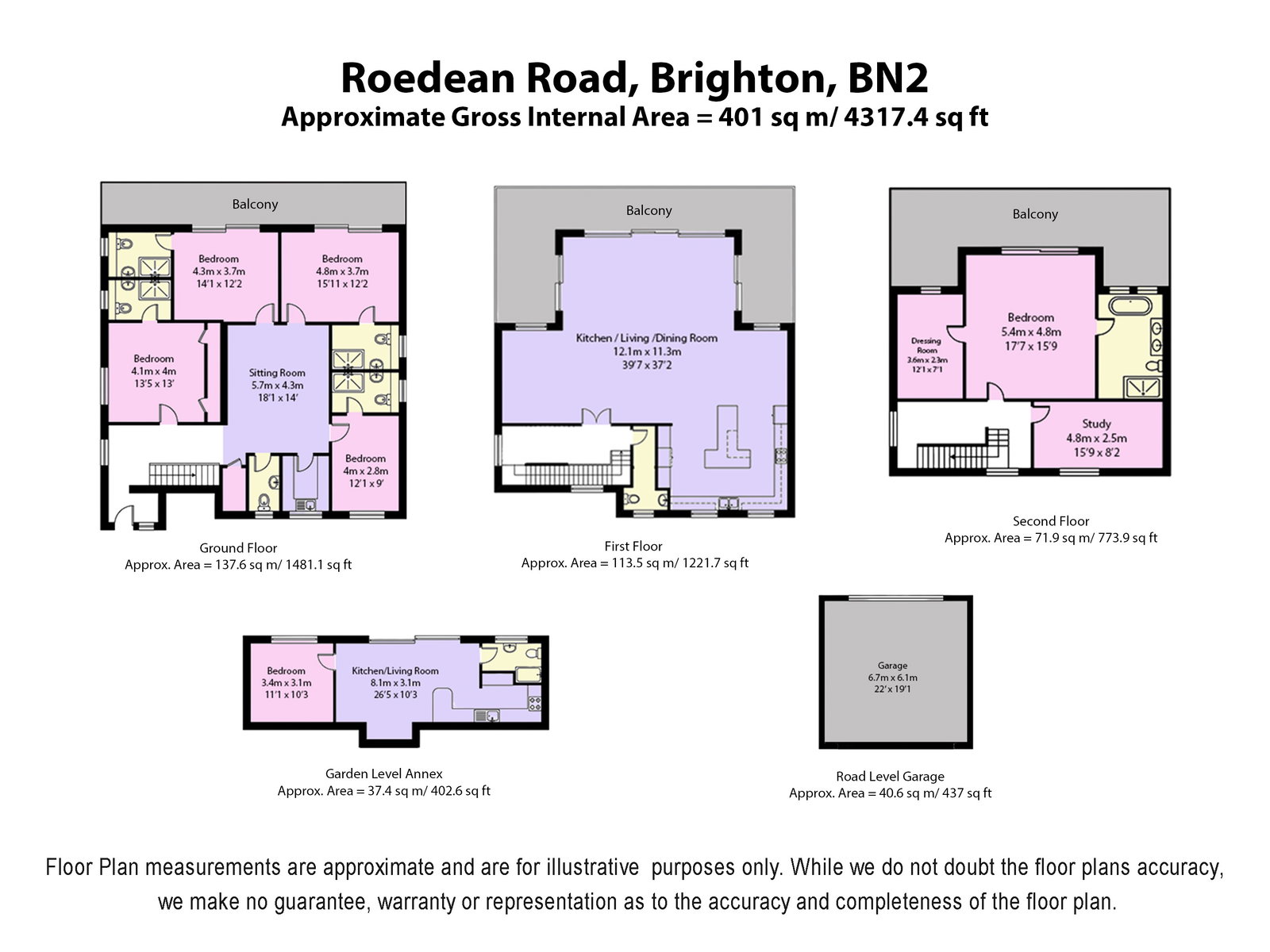 49, Roedean Road, Brighton floorplan