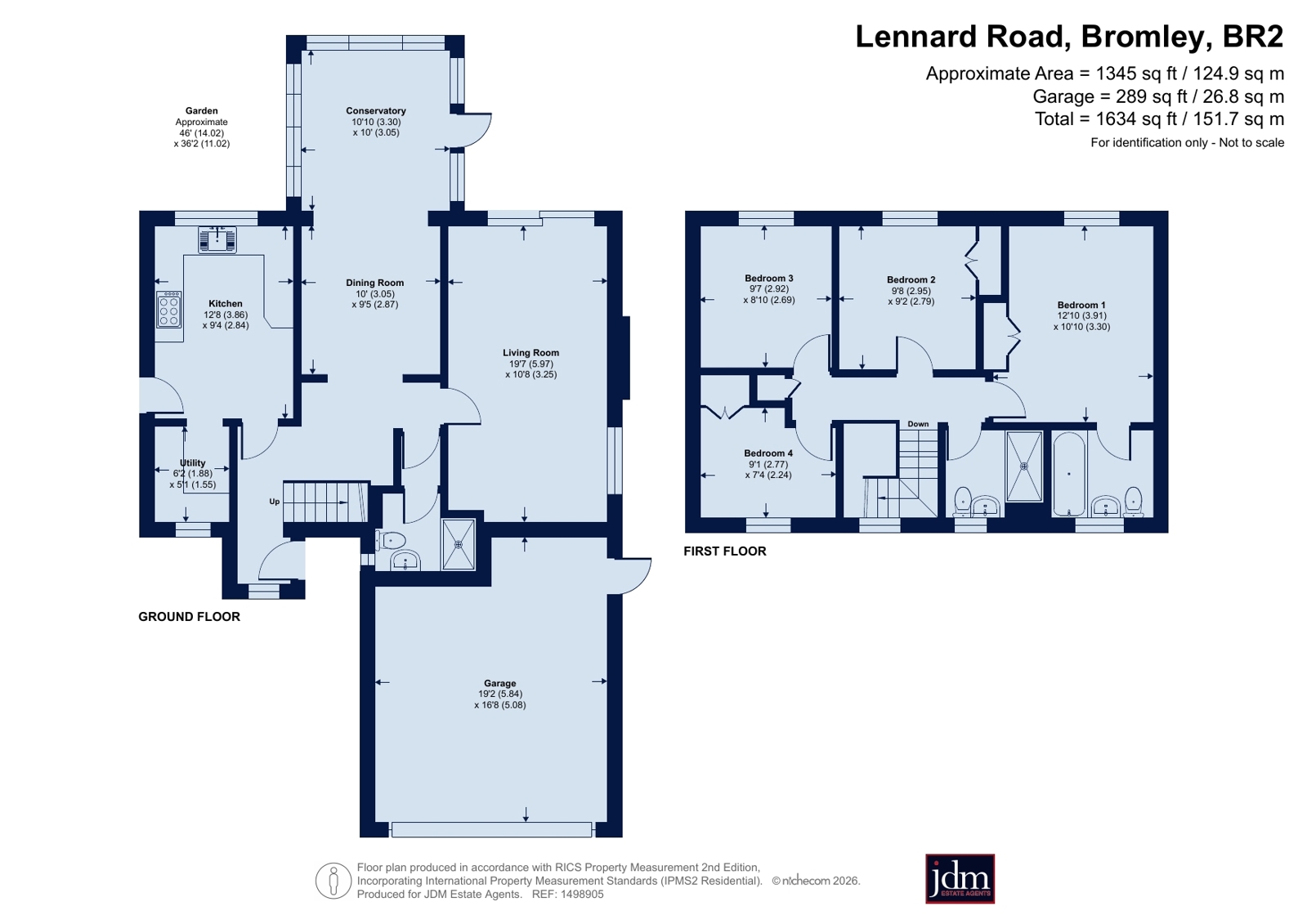 12, Lennard Road, Bromley floorplan