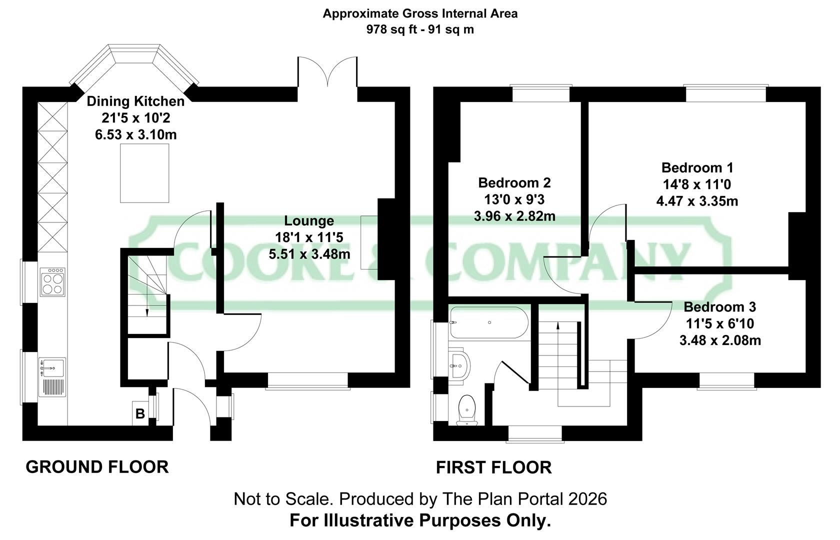 172, The Avenue, Leigh floorplan