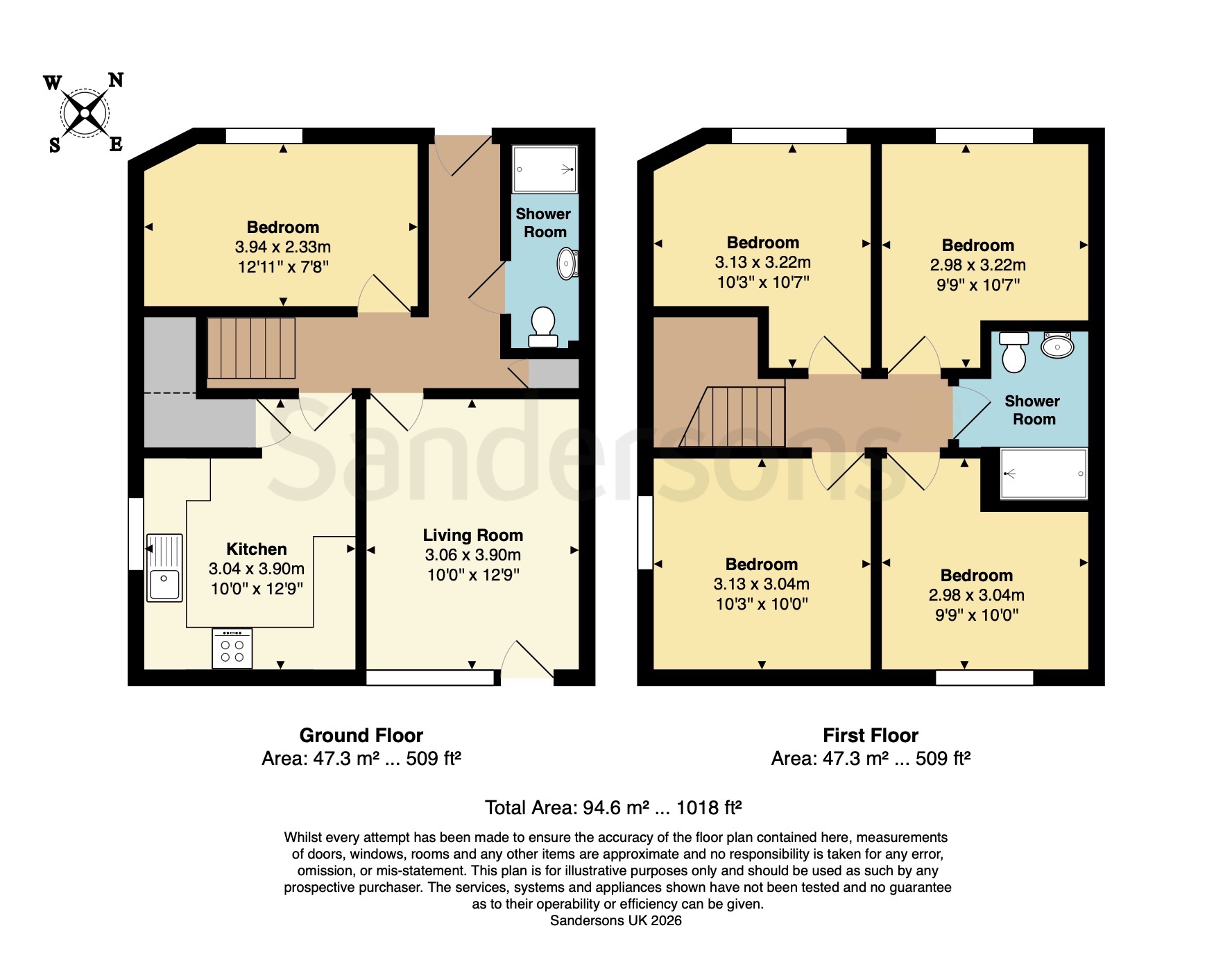 9 Teddington Close, Canterbury, Kent floorplan