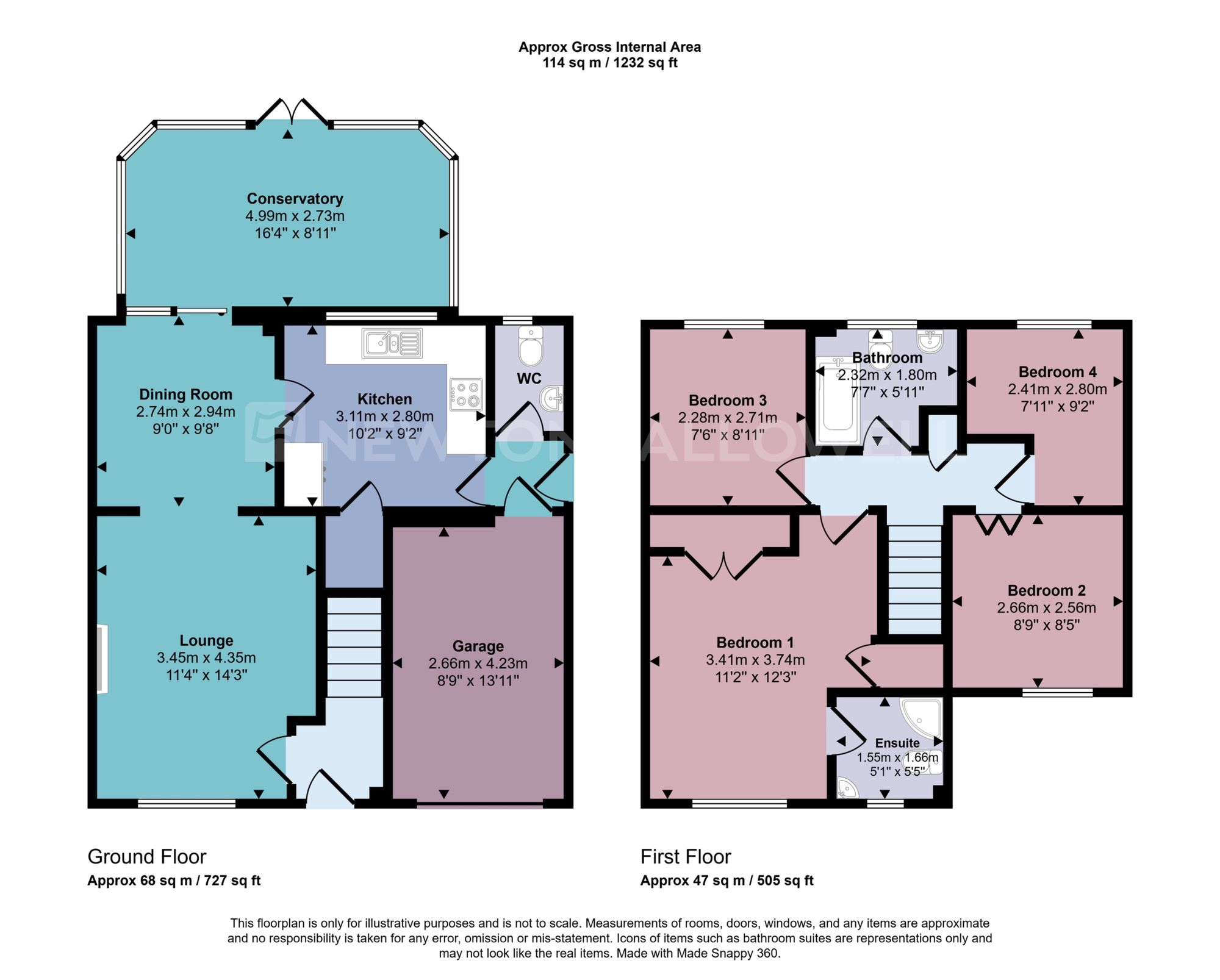 1 Hextall Drive, Ibstock floorplan