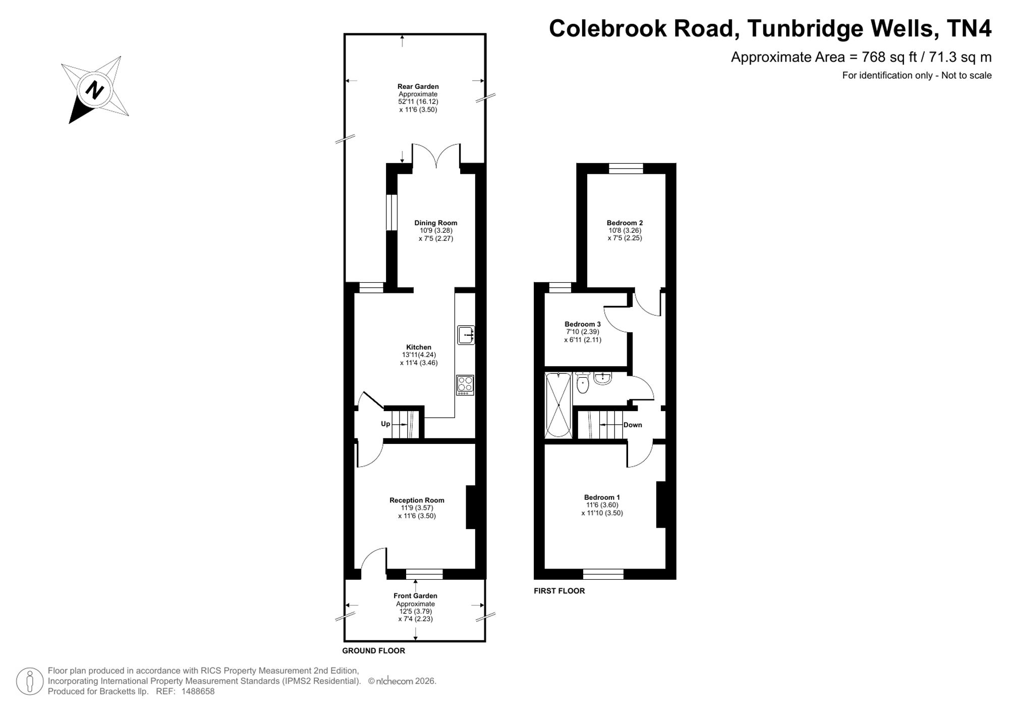 33 Colebrook Road, Tunbridge Wells floorplan