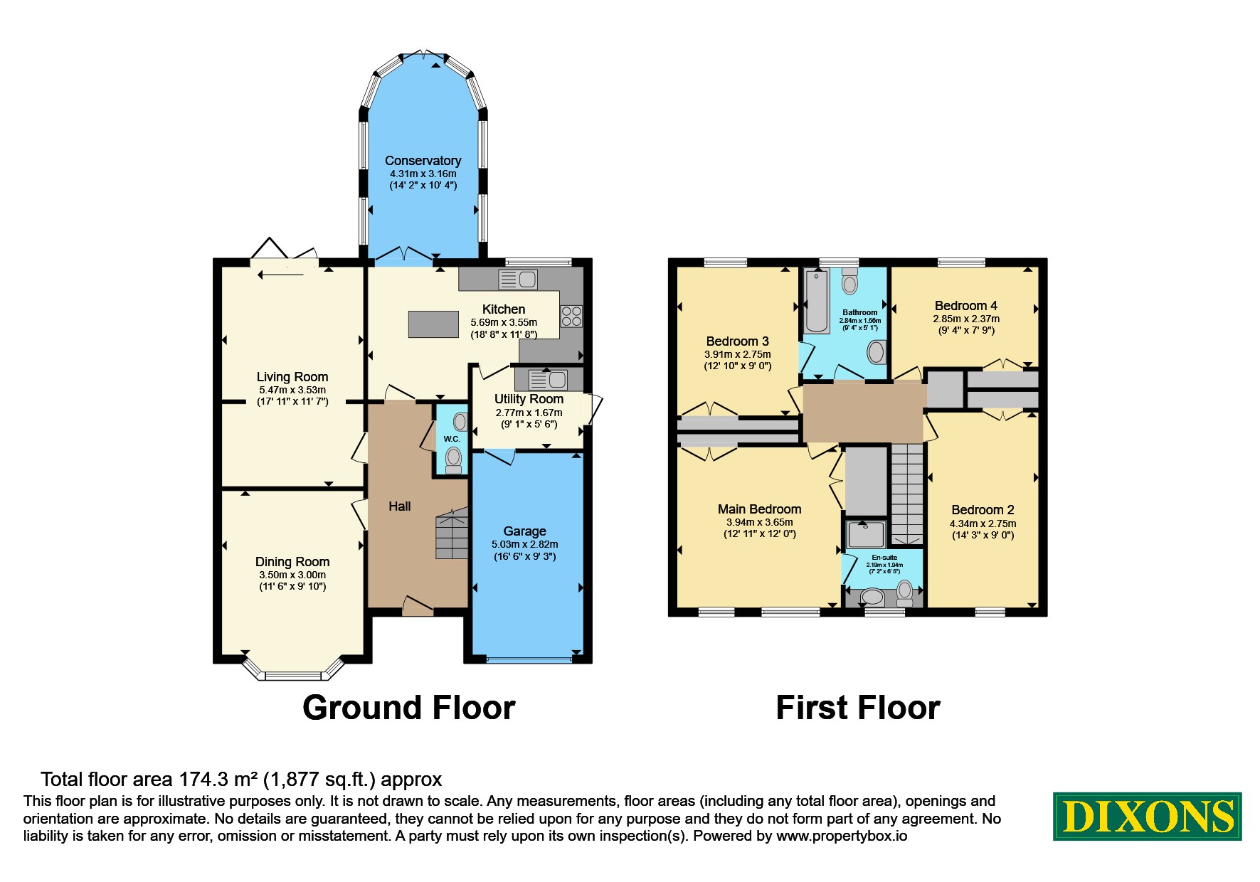 1, Alder Avenue, Worcestershire floorplan