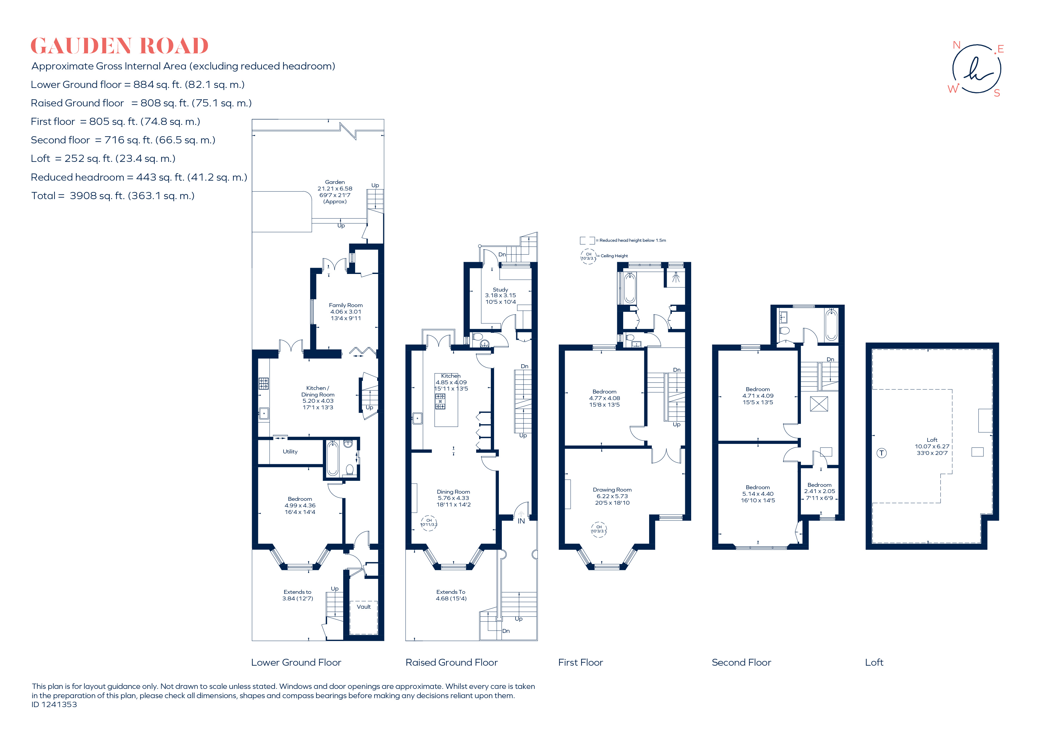 27, Gauden Road, London floorplan