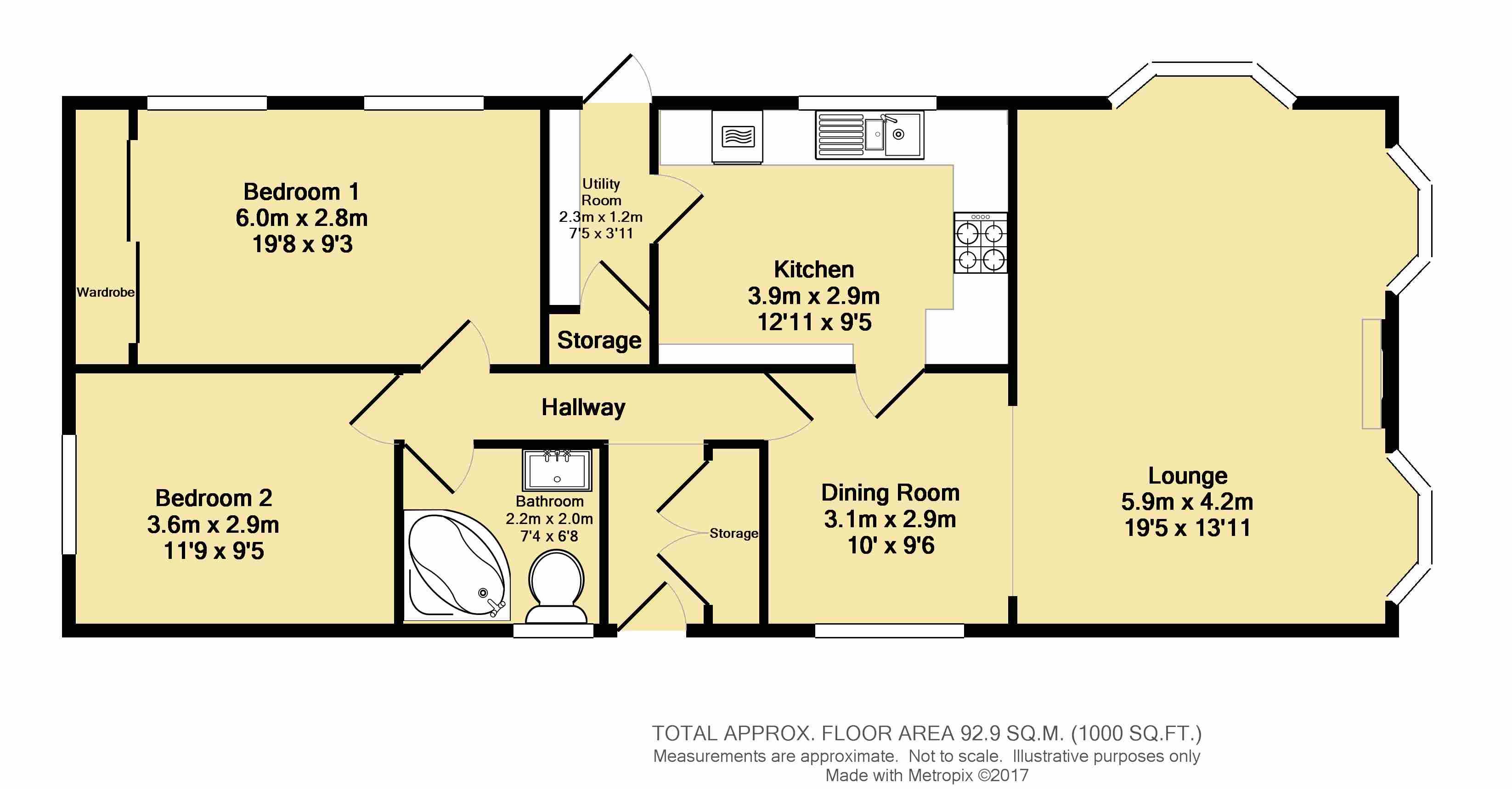 2 Bedrooms Bungalow for sale in Poplar Drive, New Tupton, Chesterfield S42