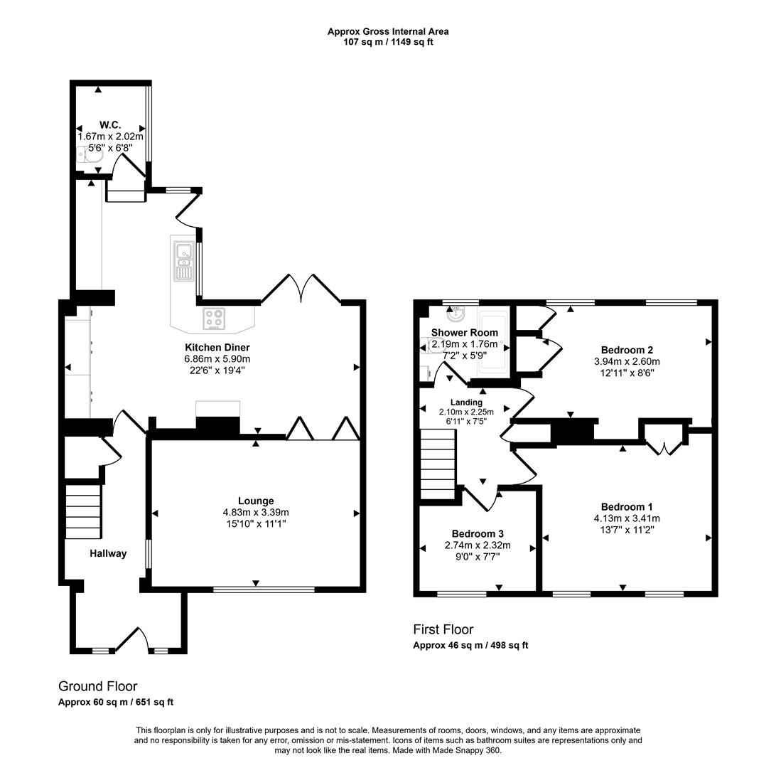 12, Keats Close, Newport floorplan