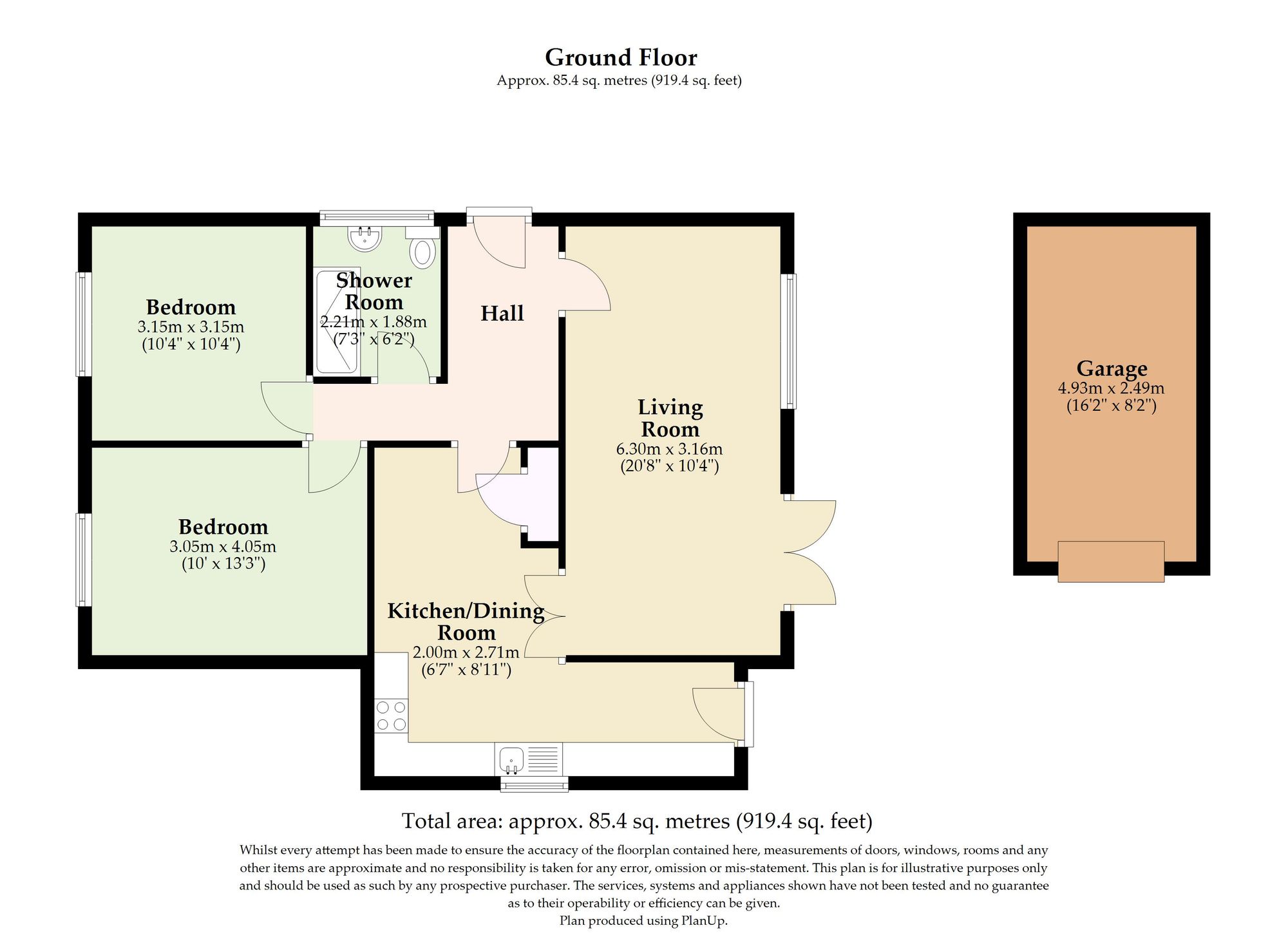 25 Firs Avenue, Great Yarmouth floorplan