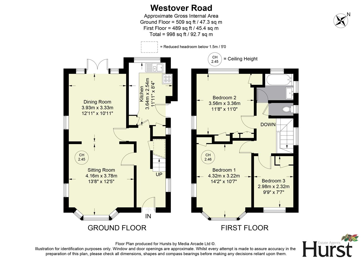 37, Westover Road, High Wycombe floorplan