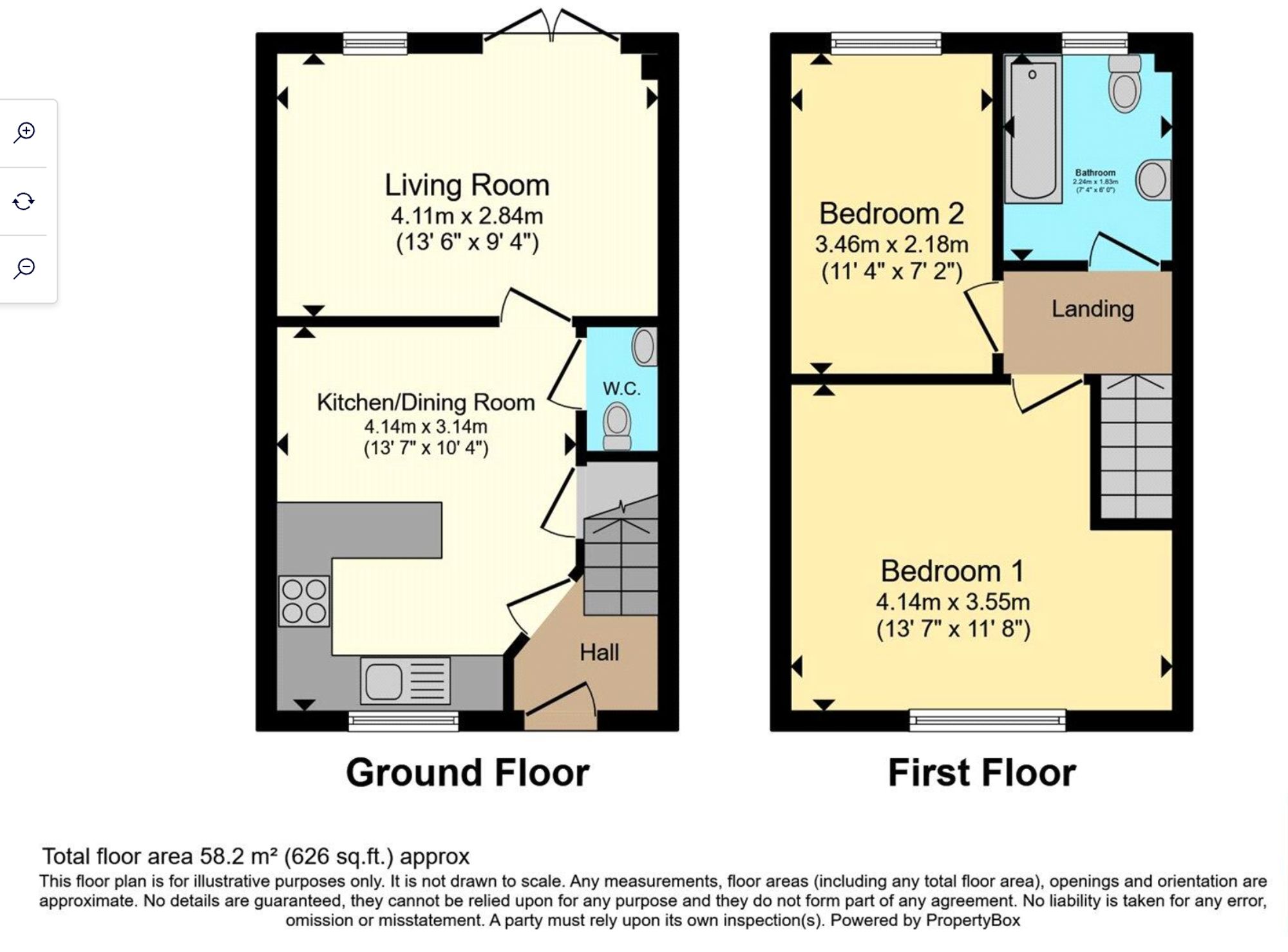 8 Brock Place, Wigan floorplan