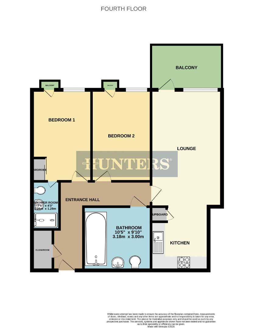 Flat 20, 23, Maud Street, London floorplan