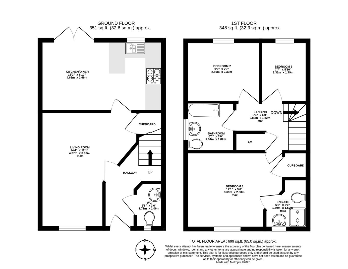 10, Cranes Bill Way, Weymouth floorplan