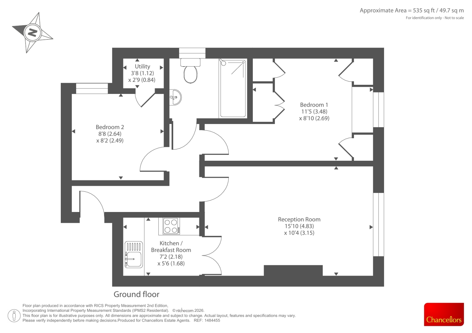 Flat 20 Woodspring Court,, Grovelands Avenue, Swindon floorplan