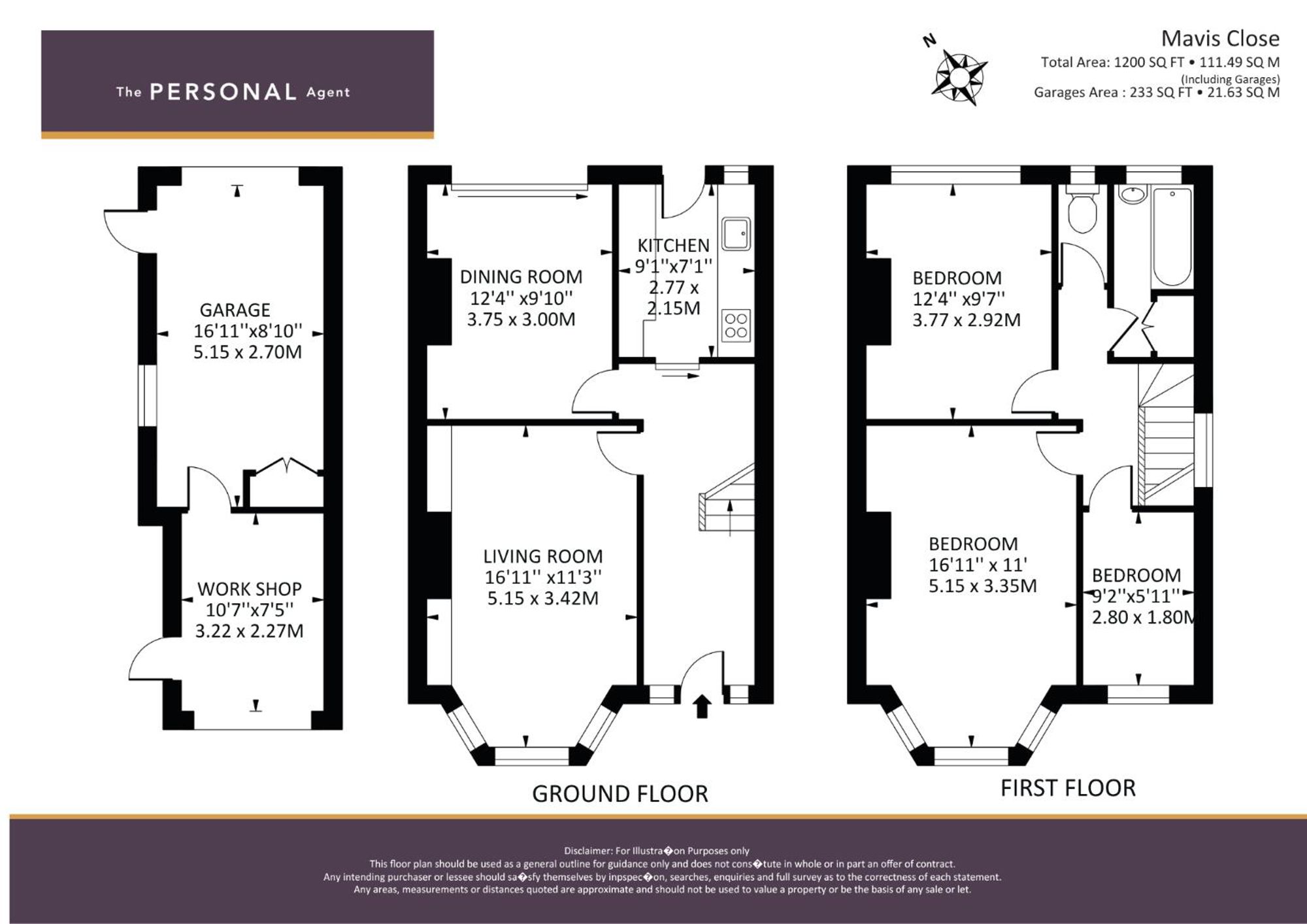 7 Mavis Close, Epsom floorplan