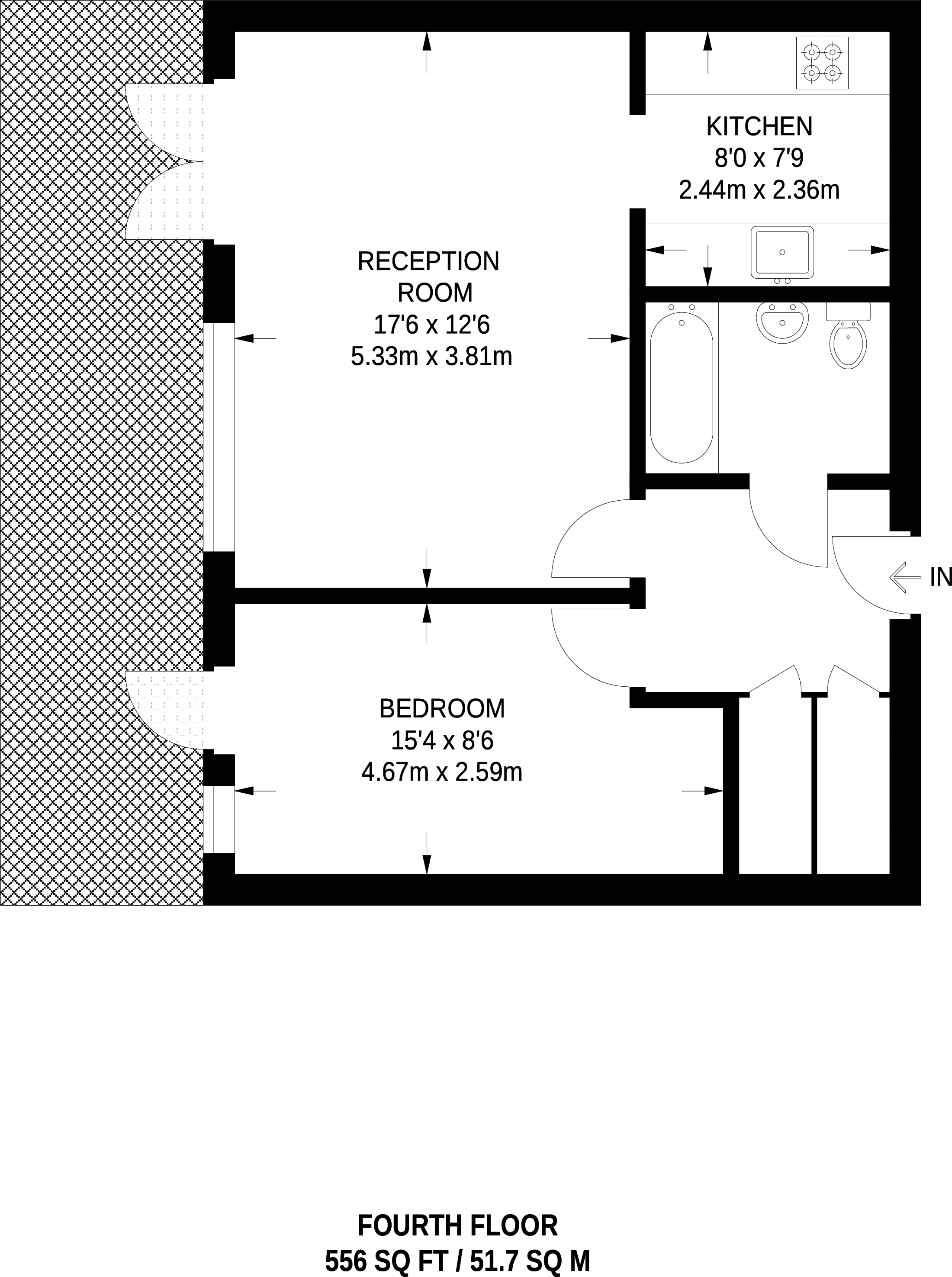 1 Bedrooms Flat to rent in De Beauvoir Crescent, De Beauvoir Town N1