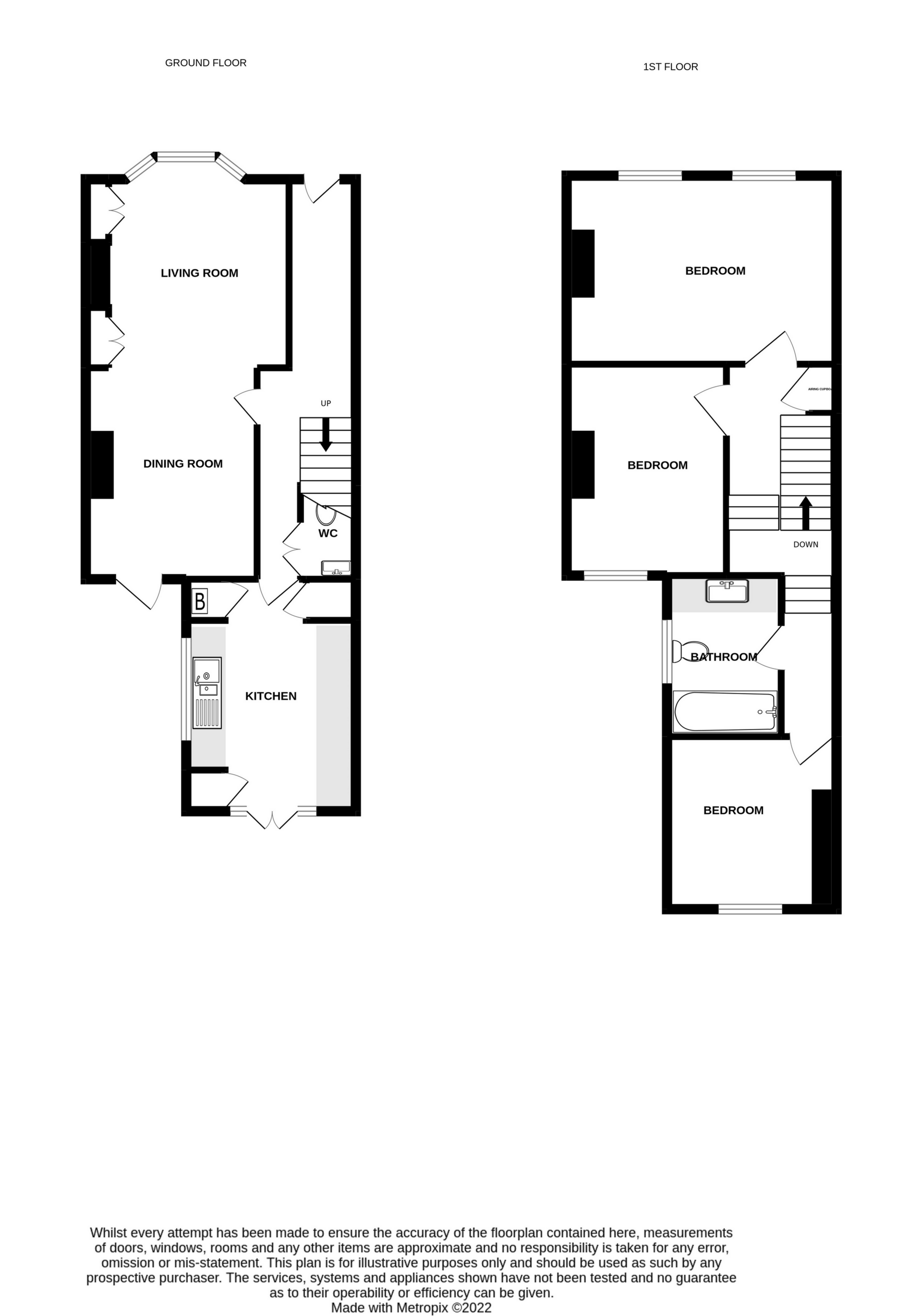 5, The Grove, Deal floorplan