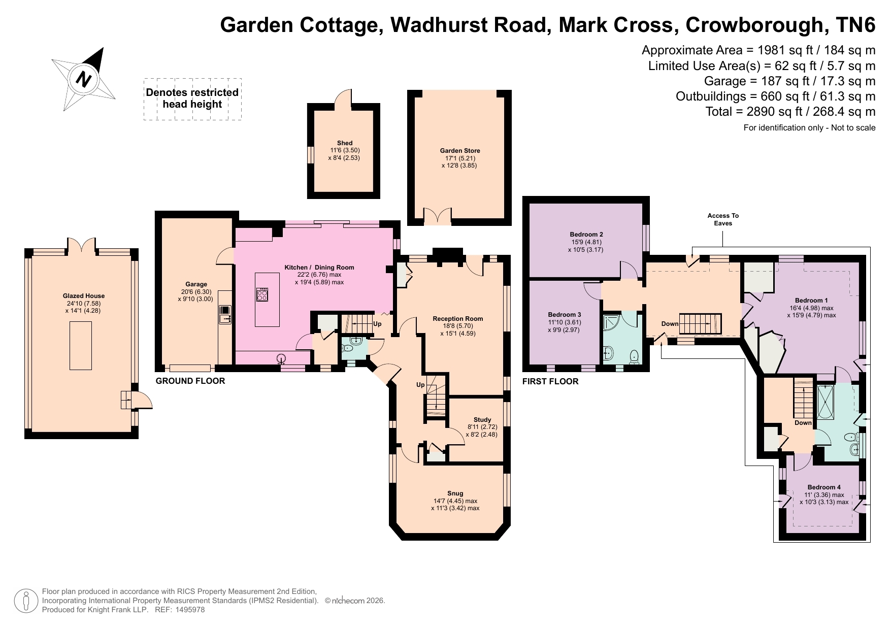 Bassetts Lane, Mark Cross floorplan