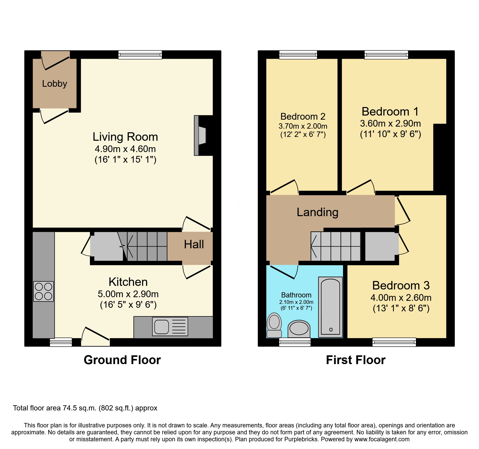 Wood View, Durham, DH6 floorplan