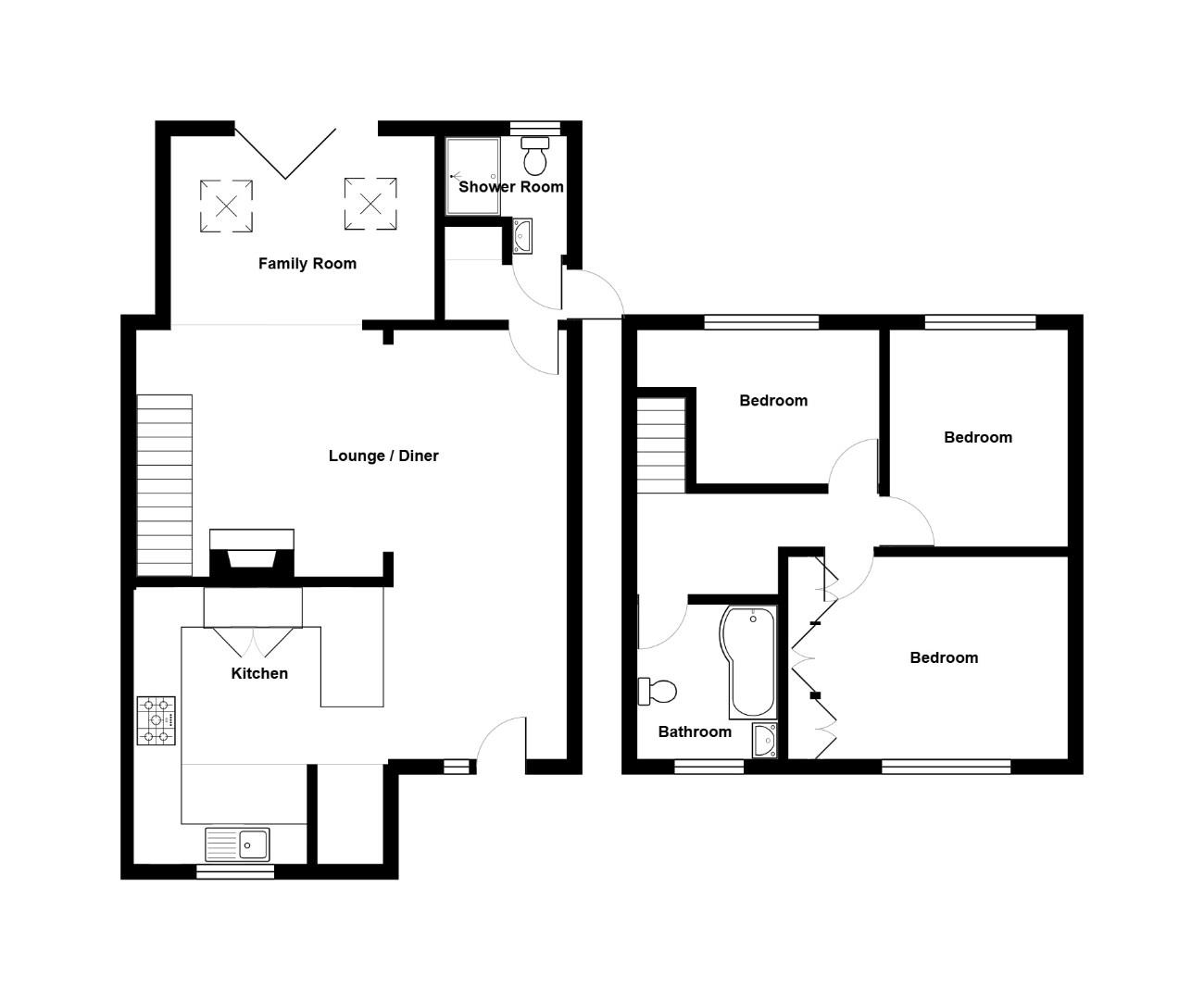 101, Park Road, Staple Hill floorplan