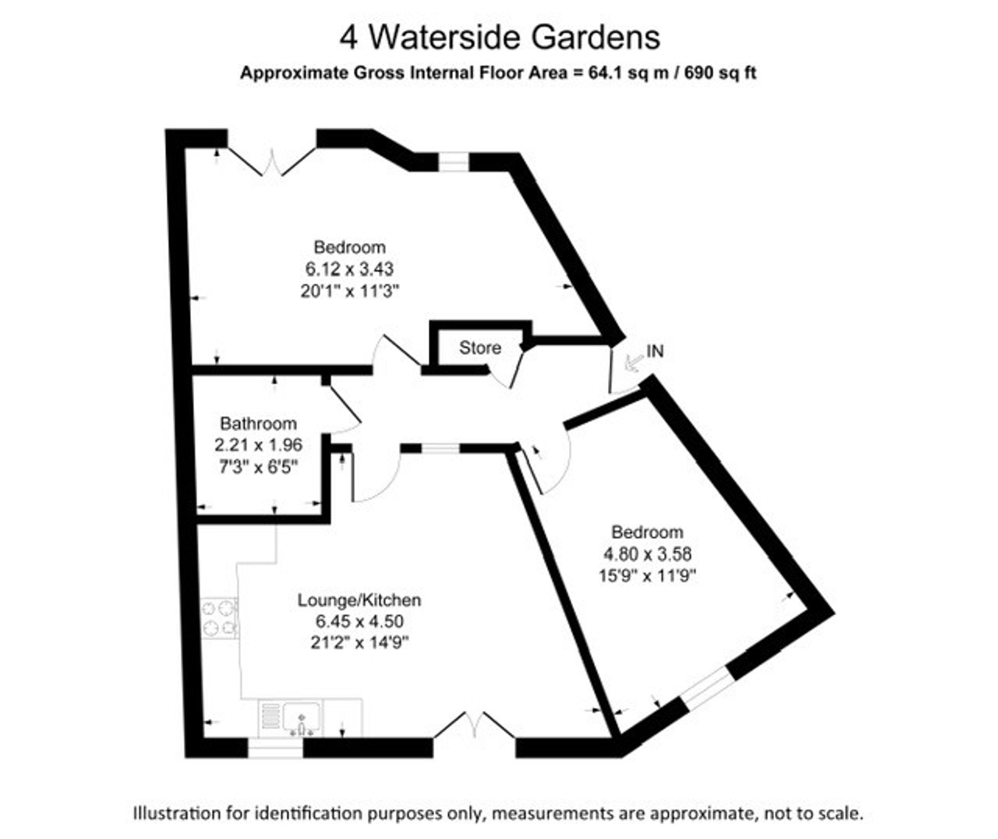 4 Waterside Gardens, Bolton floorplan