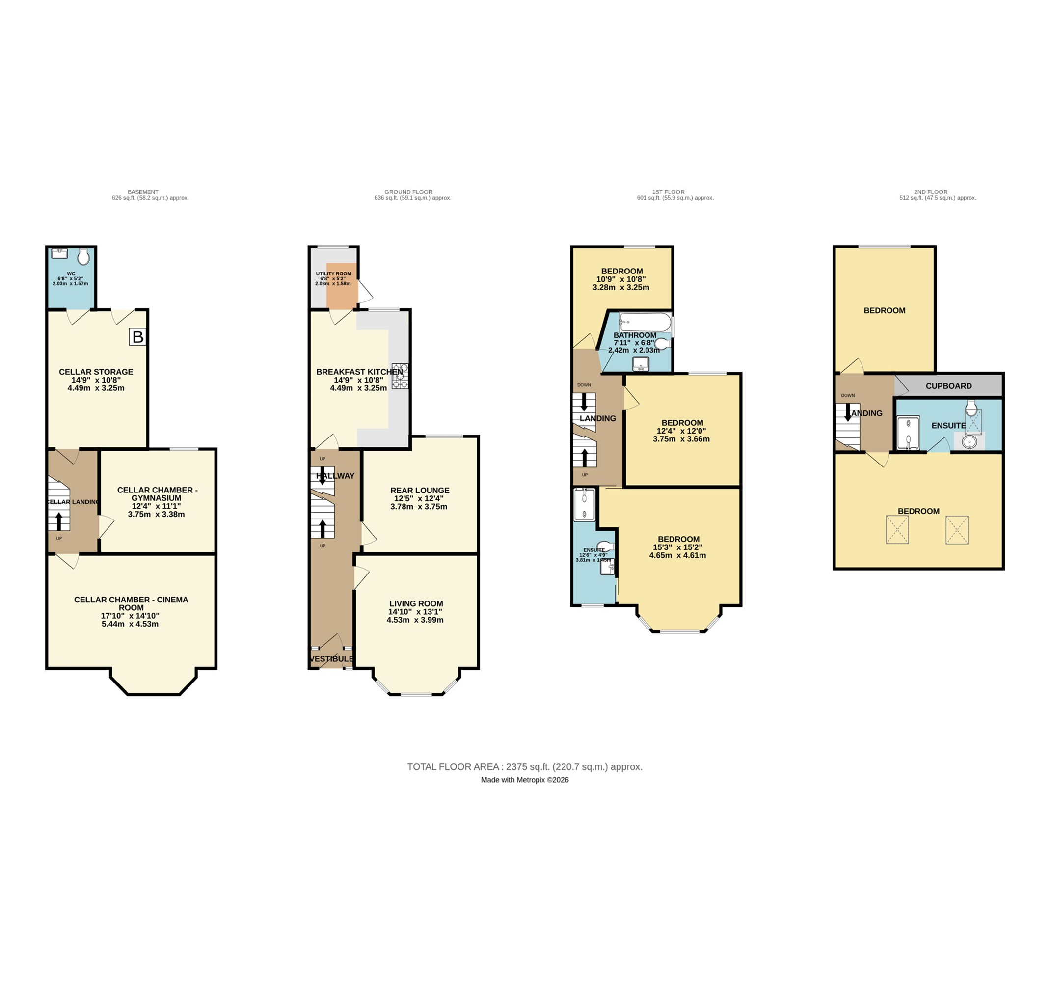 314, Manchester Road, Stockport floorplan