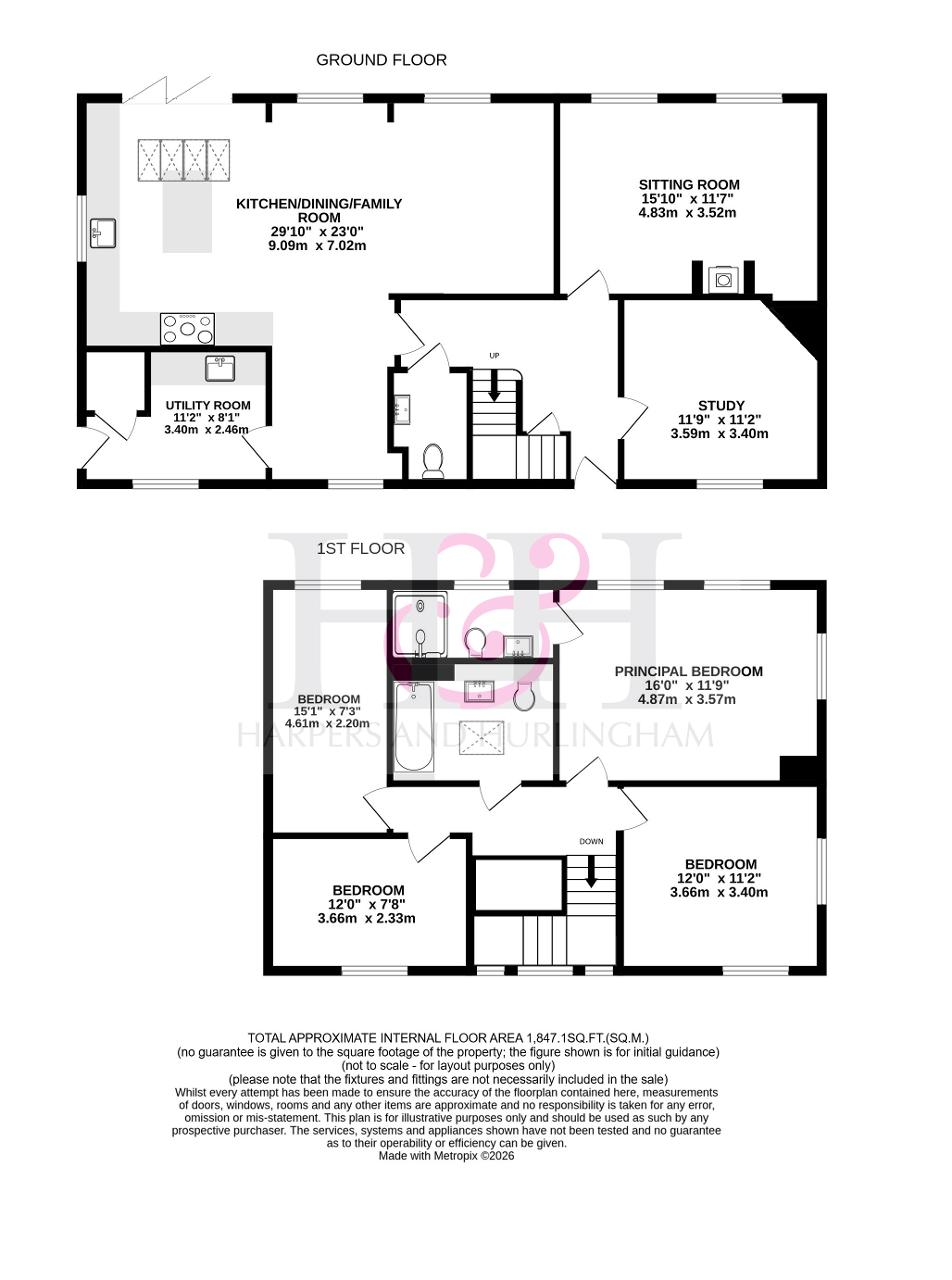 The Old Vicarage, Waterloo Road, Cranbrook floorplan
