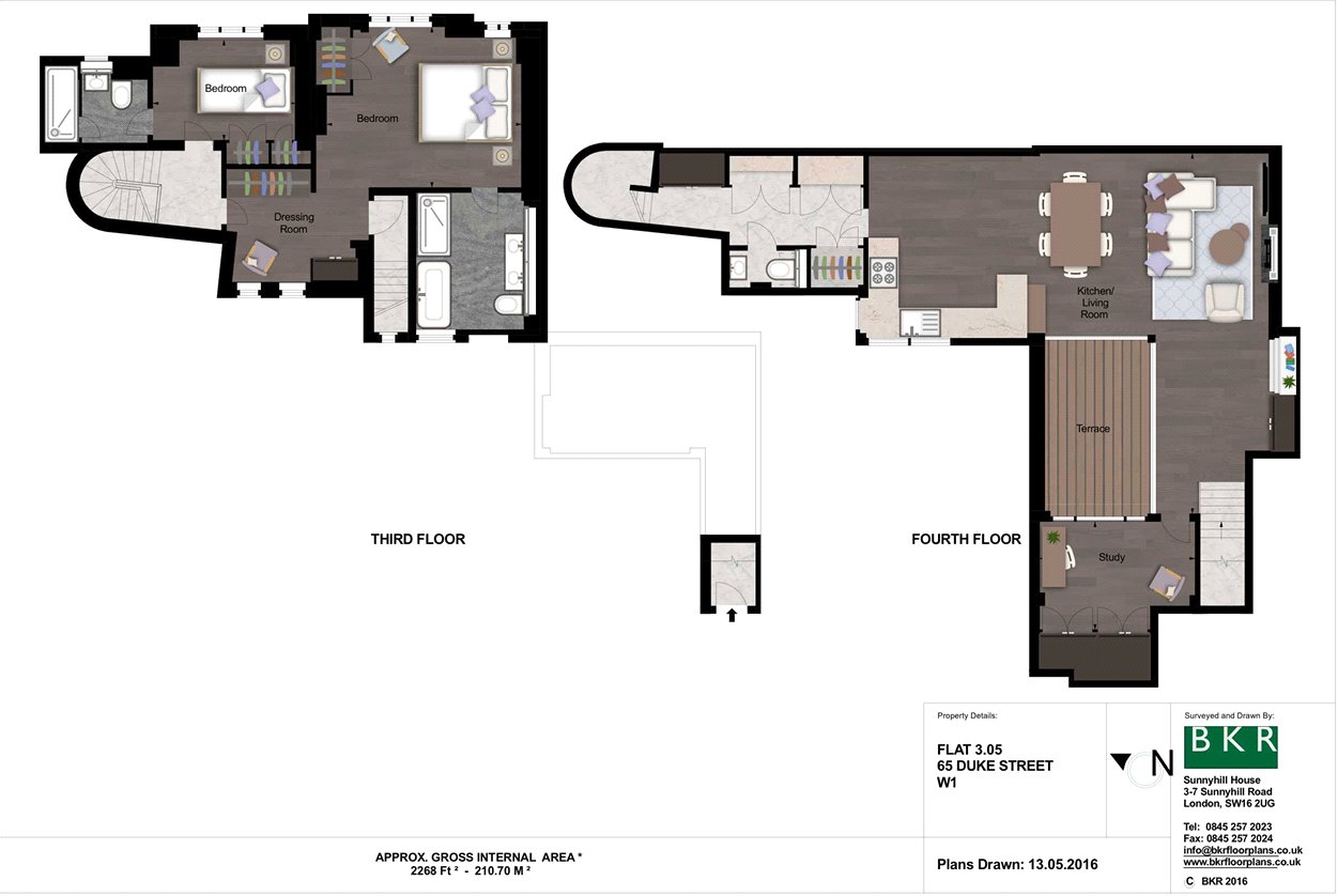 Third Floor, 3.05, 65, Duke Street, London floorplan