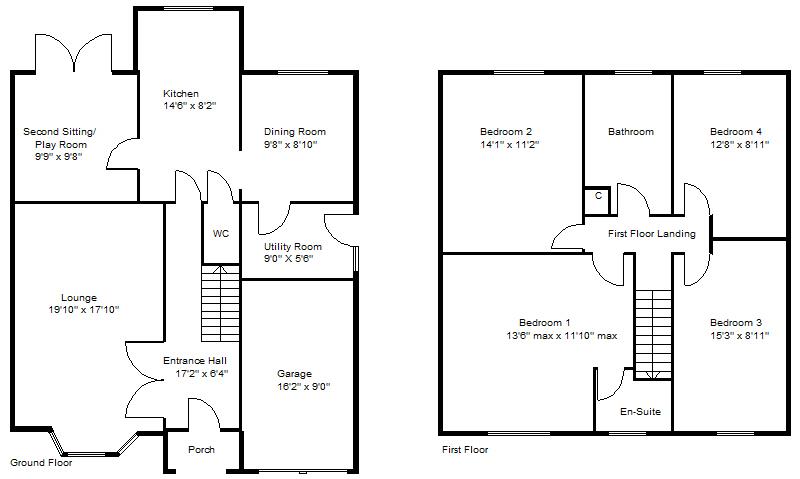 6, Coxley Court, Doncaster floorplan