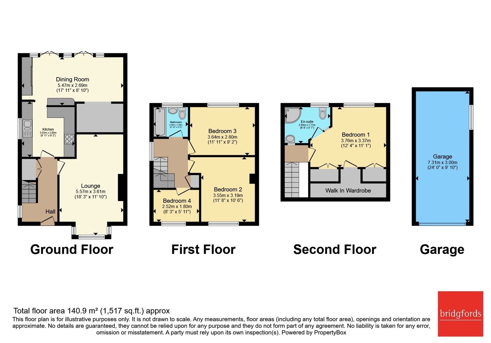 16, Fox Lane, Preston floorplan