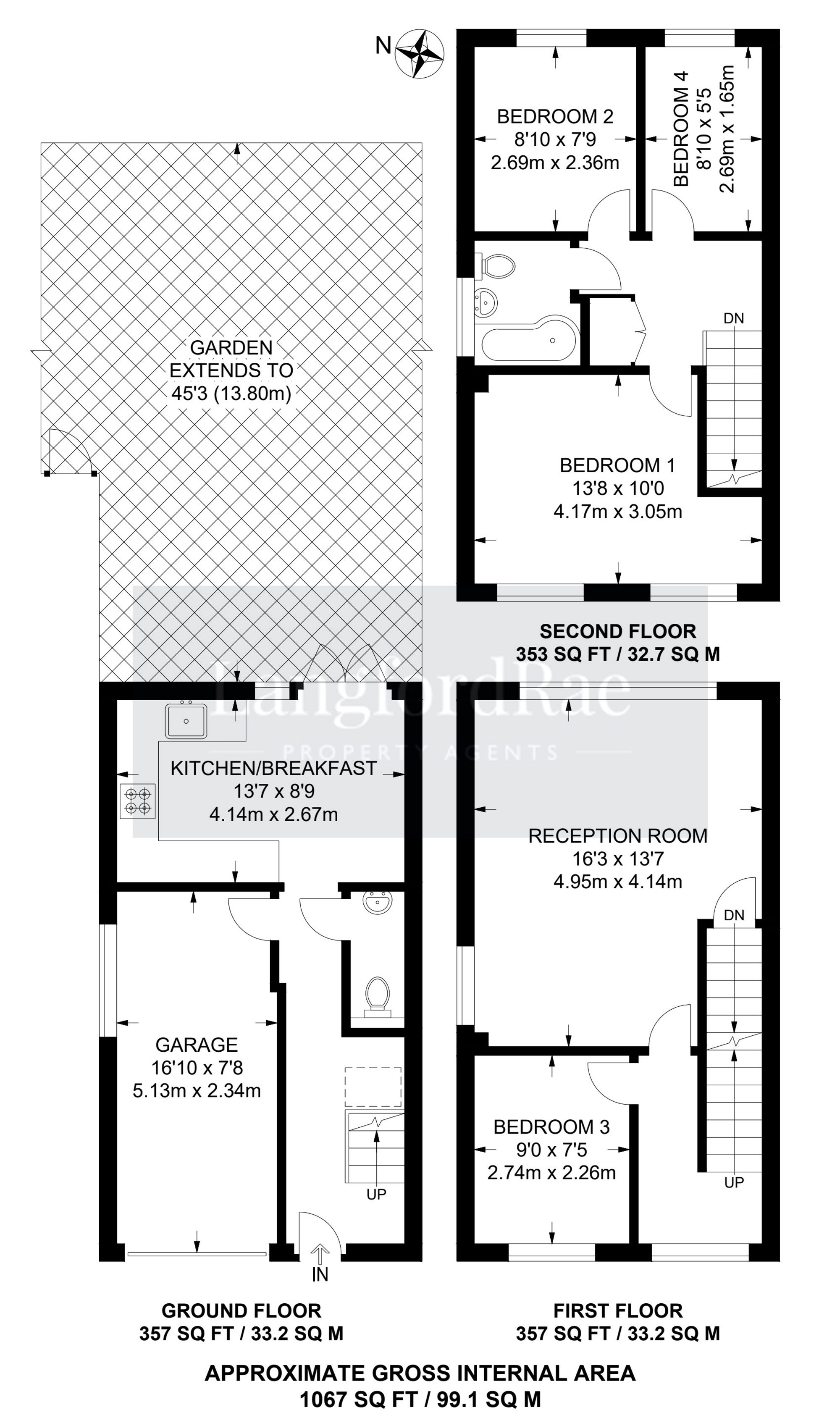 1 Kingsley Road, Orpington floorplan