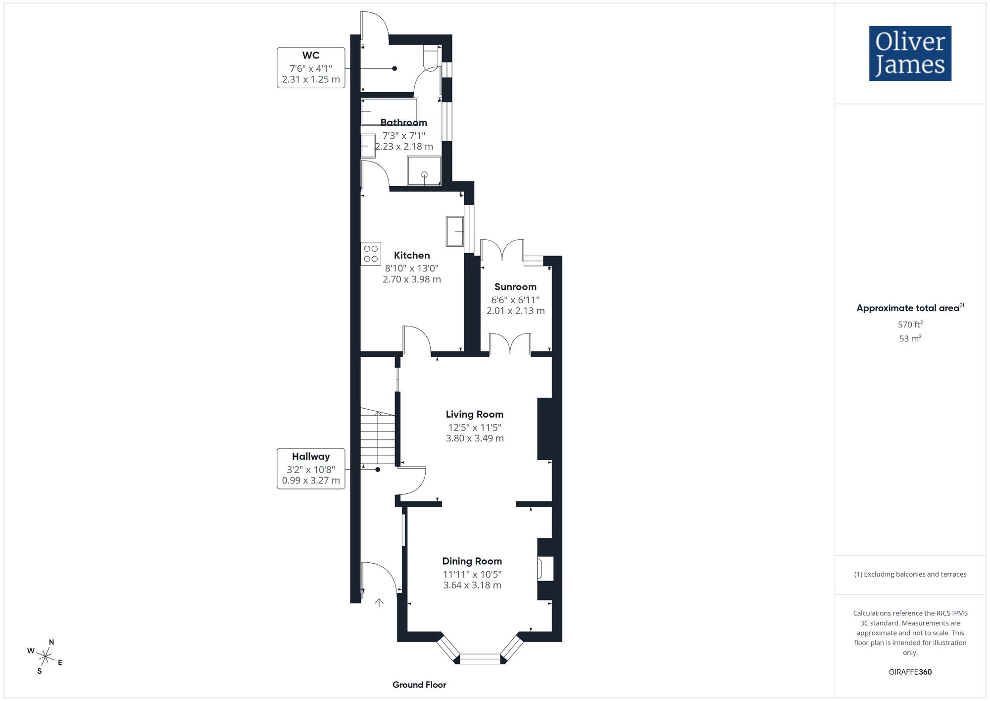 17 Priory Road, Huntingdon floorplan