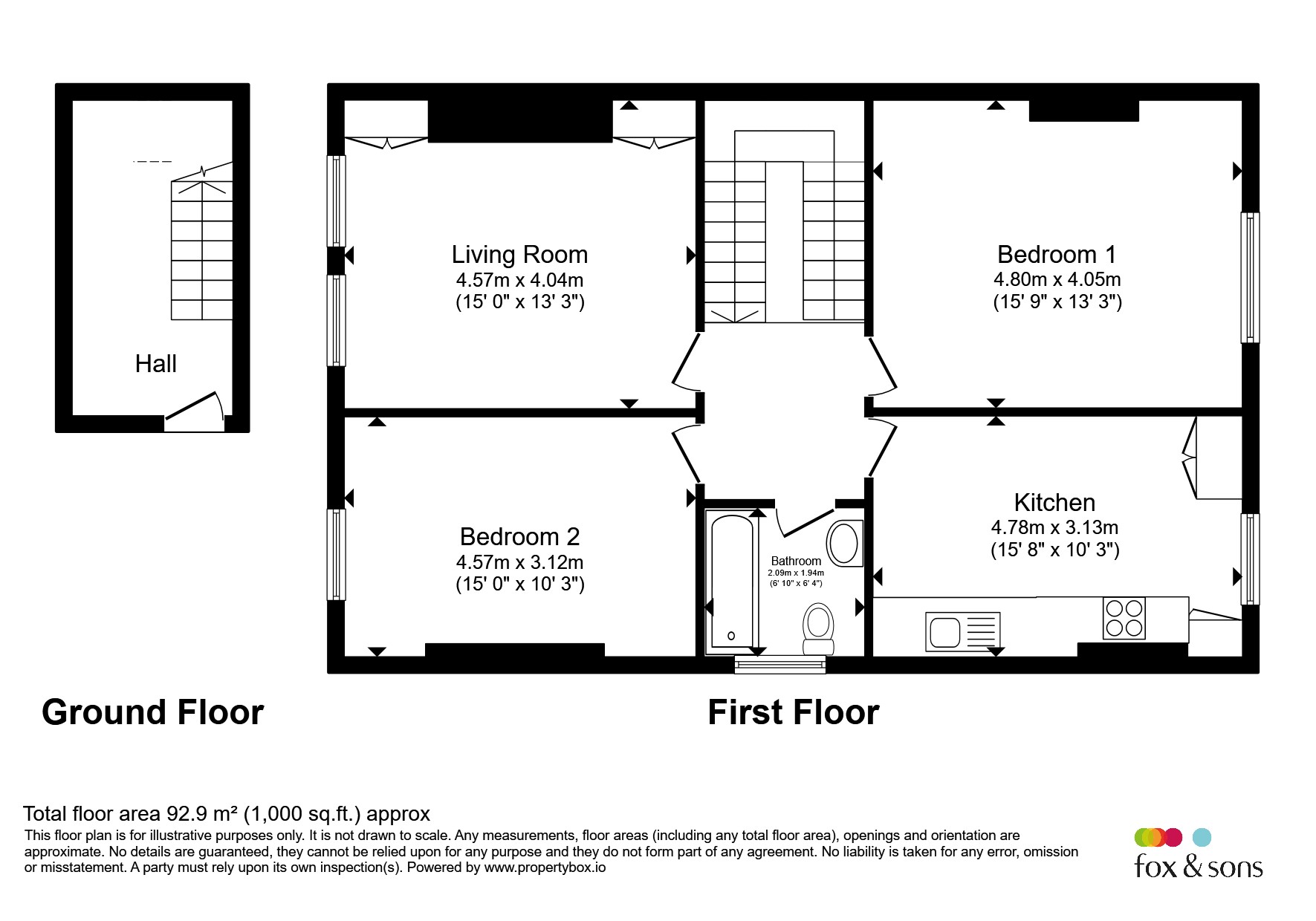Flat 4, 25, Pevensey Road, St. Leonards-On-Sea floorplan