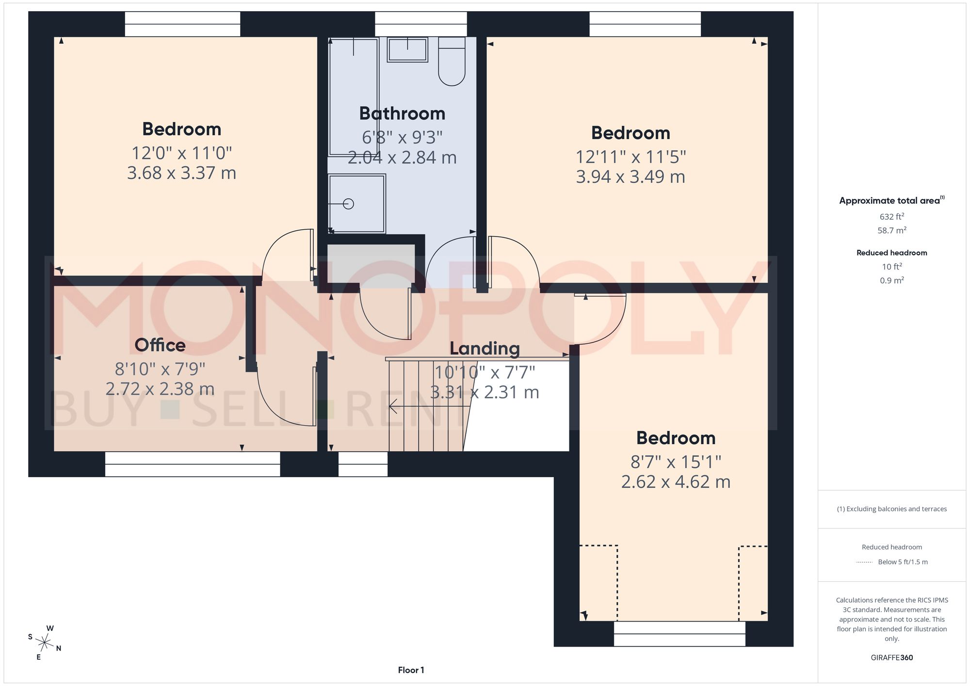 52 Stancliffe Avenue, Wrexham floorplan