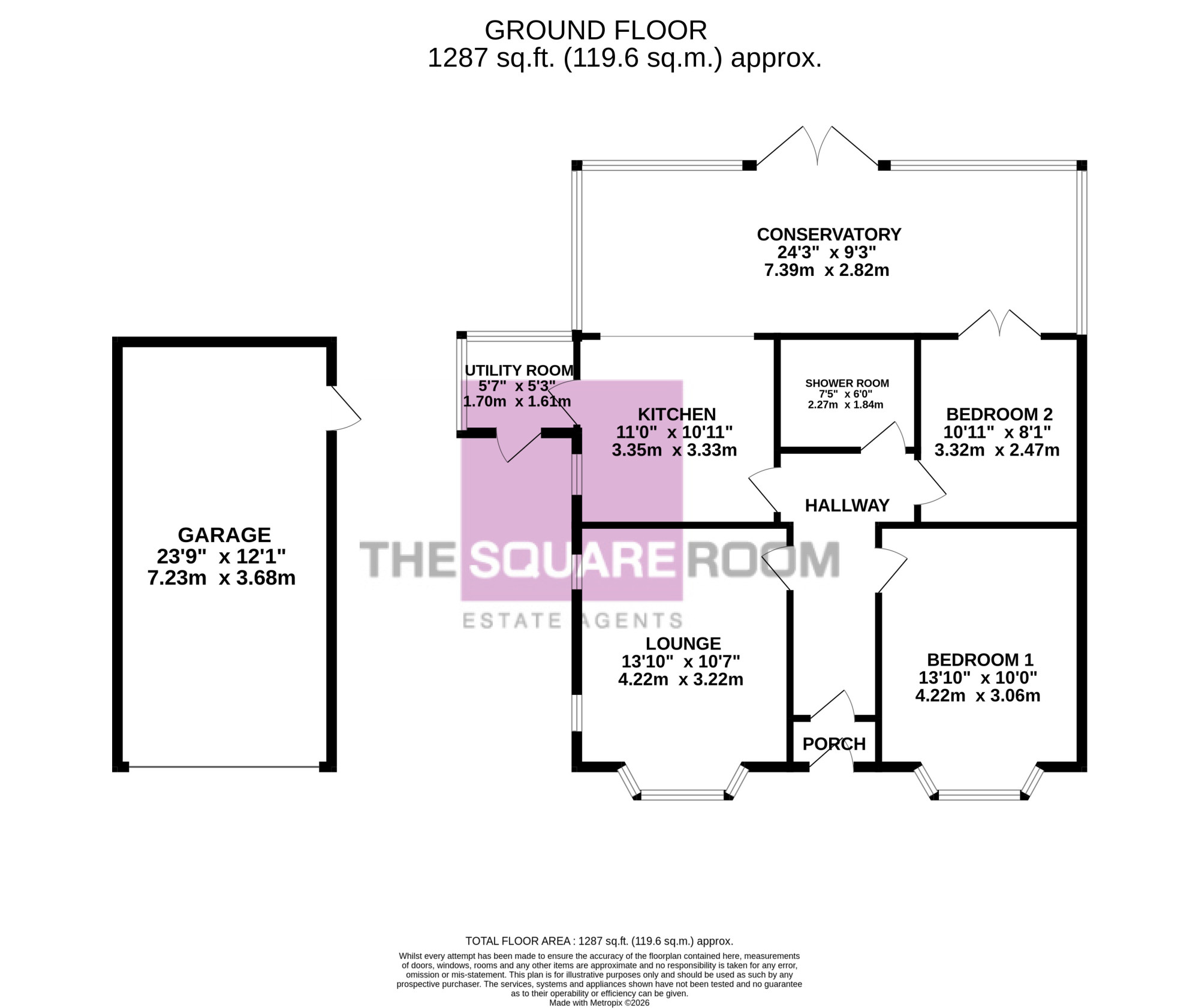 2, Hillside Close, Blackpool floorplan