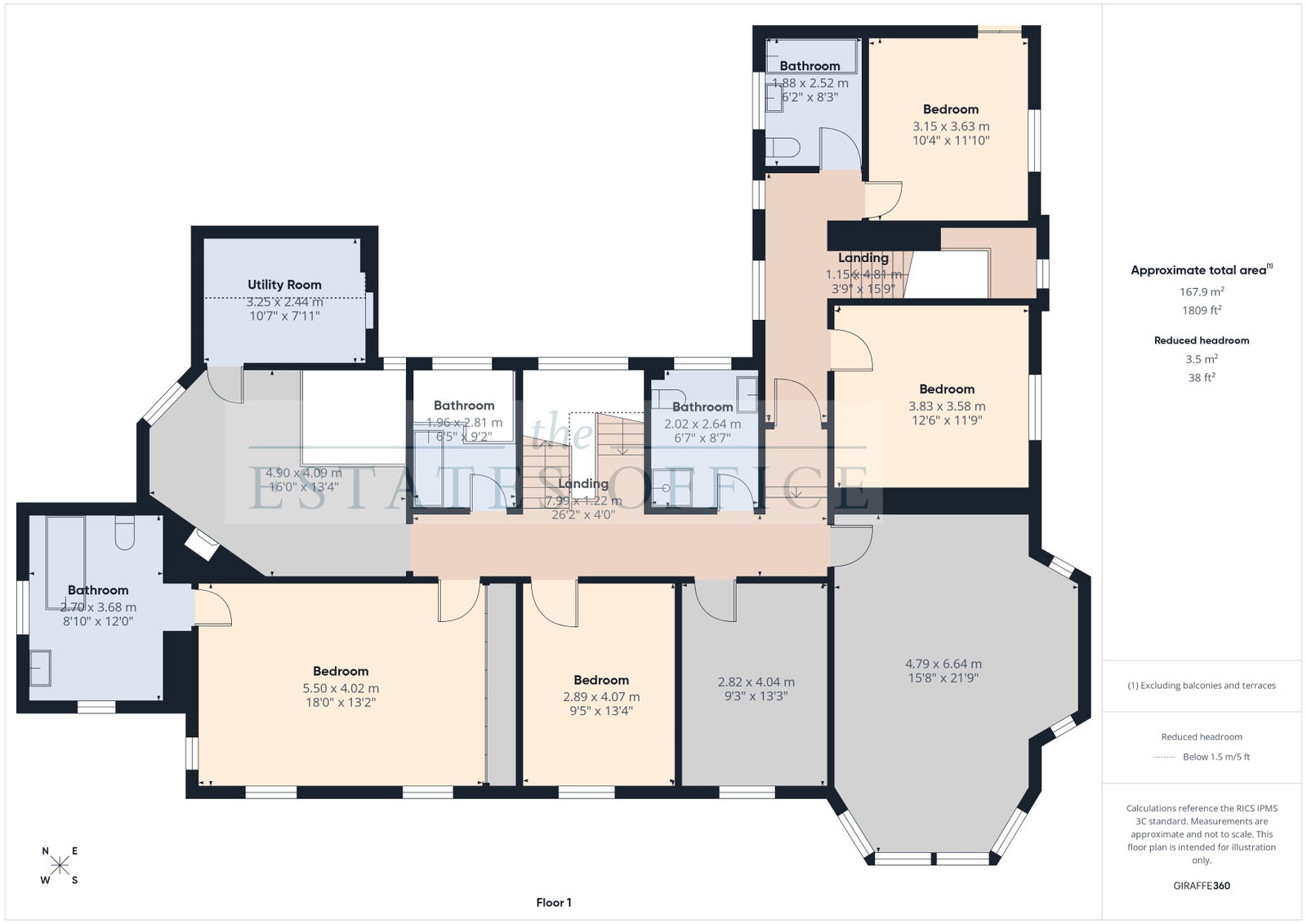 Kinlochruel, Colintraive floorplan