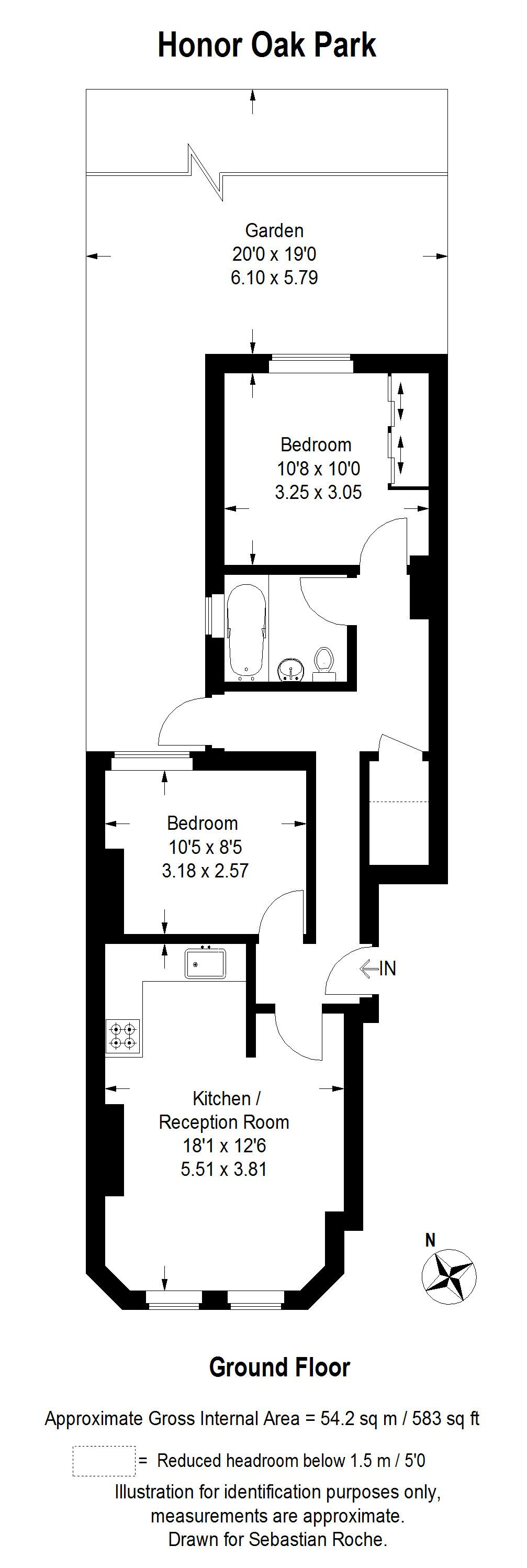 2 Bedrooms Flat for sale in Honor Oak Park, London SE23