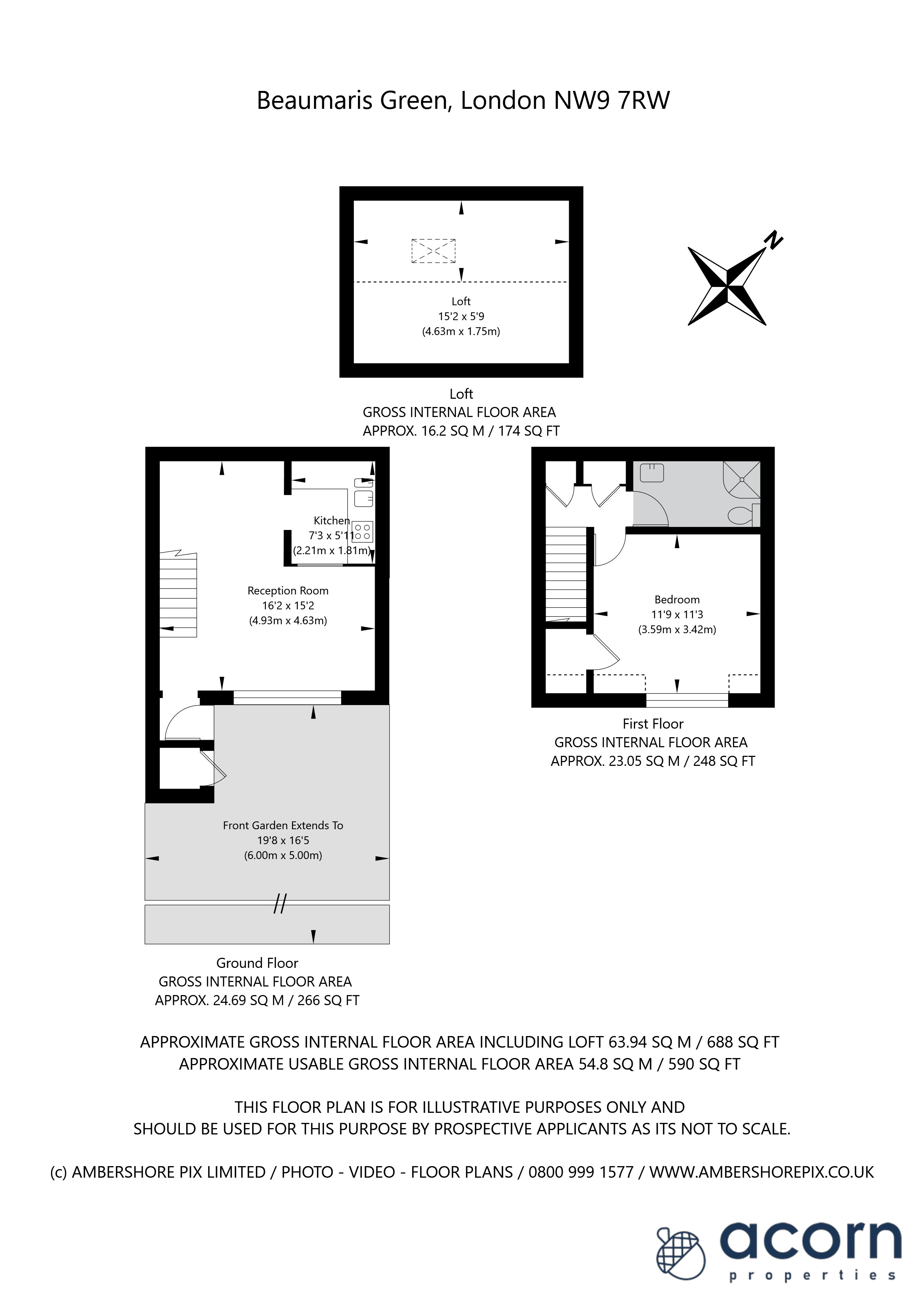 14, Beaumaris Green, Snowdon Drive floorplan