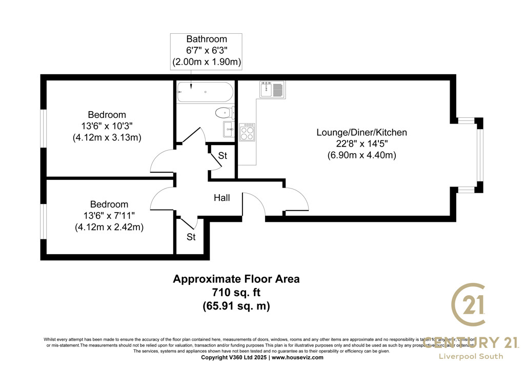 100, Chancellor Court, LIVERPOOL floorplan