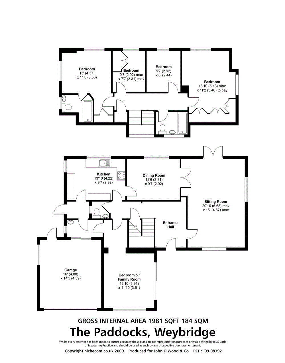 4 bed detached house for sale in The Paddocks, Weybridge, Surrey KT13
