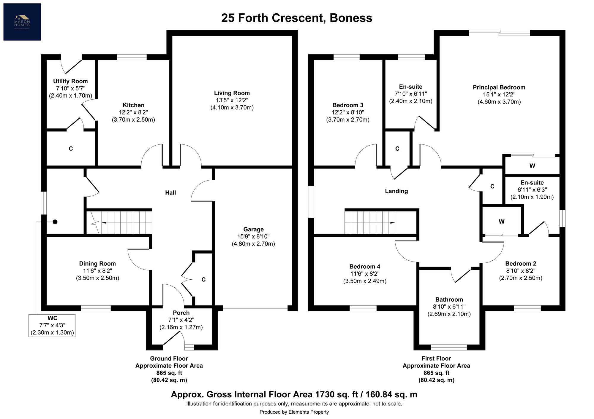 25 Forth Crescent, Bo'ness floorplan