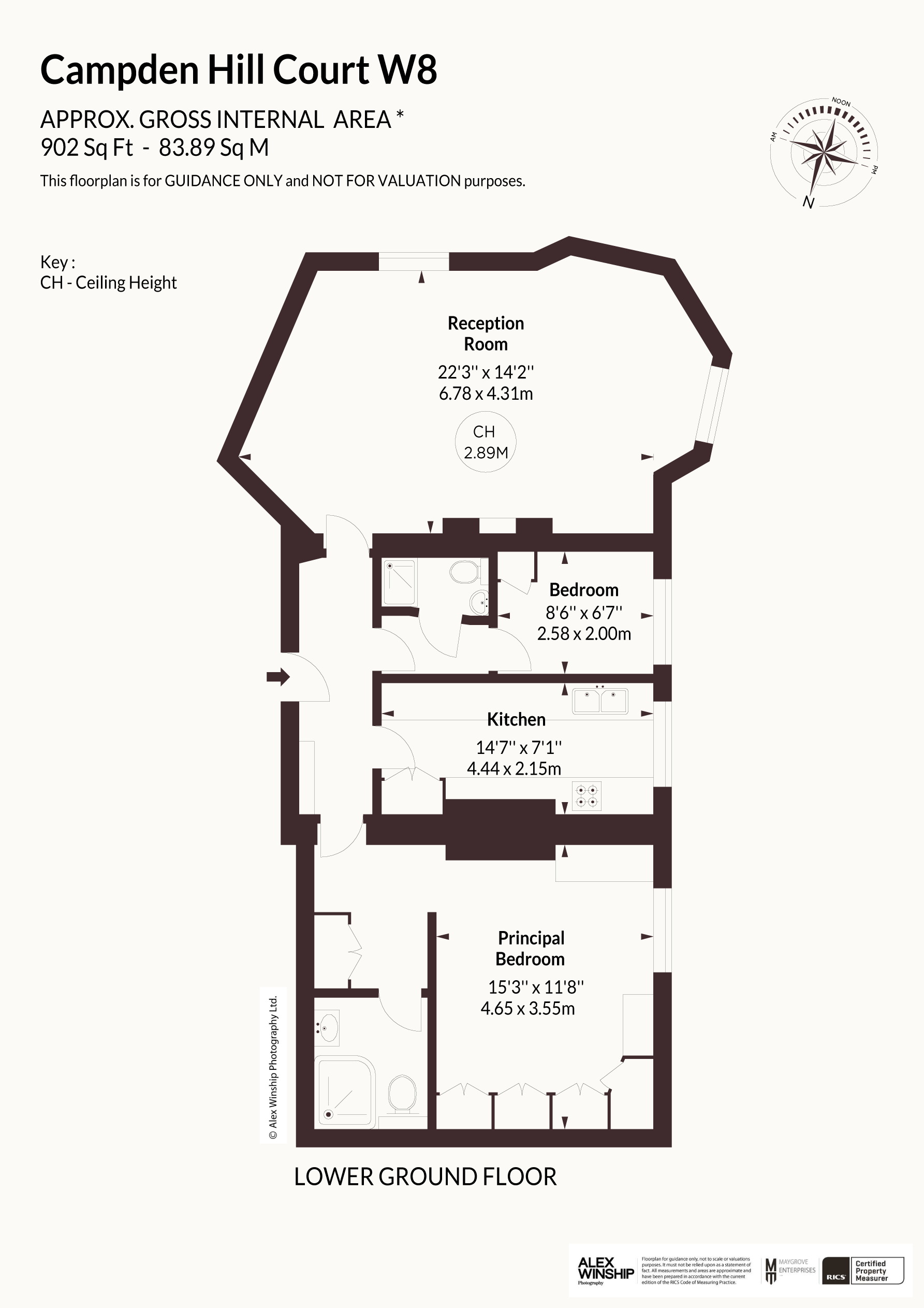 61C,, Campden Hill Court, Kensington floorplan